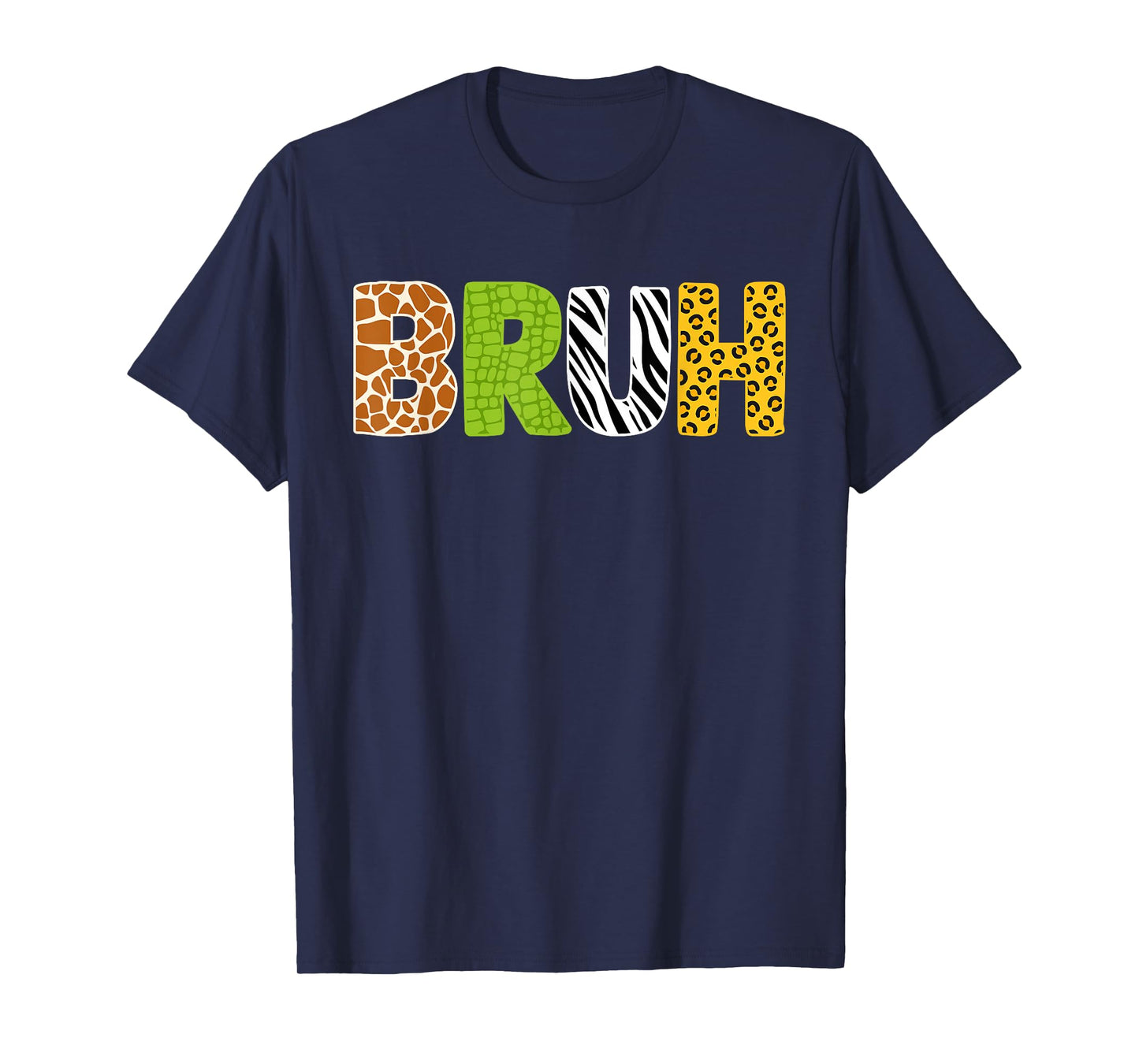 Funny Bruh Safari Animals Wildlife Jungle Zookeeper Boy Kids T-Shirt