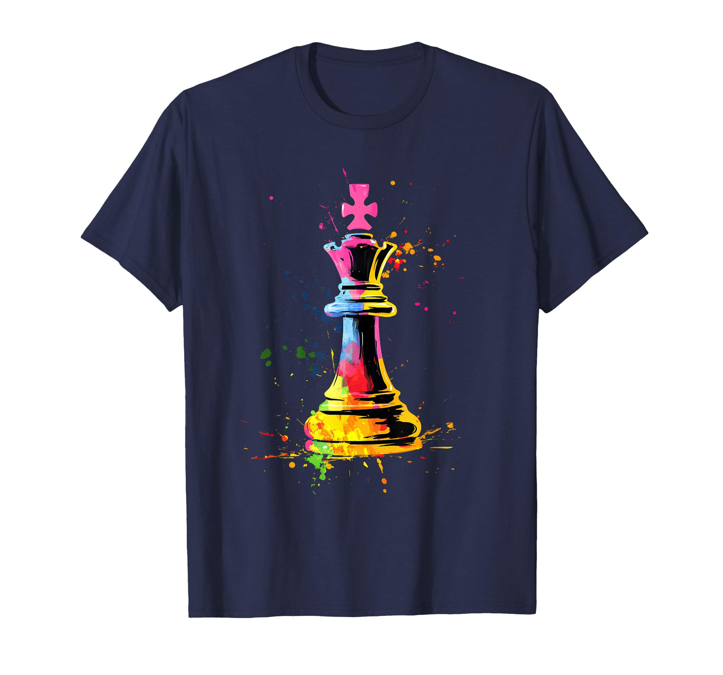Colorful Chess Piece Chess Player T-Shirt