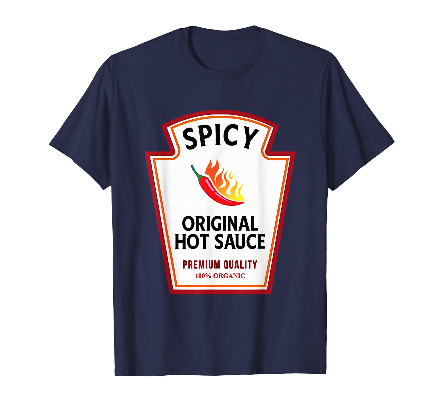 Group Condiments Family Halloween Costume Original Hot Sauce T-Shirt
