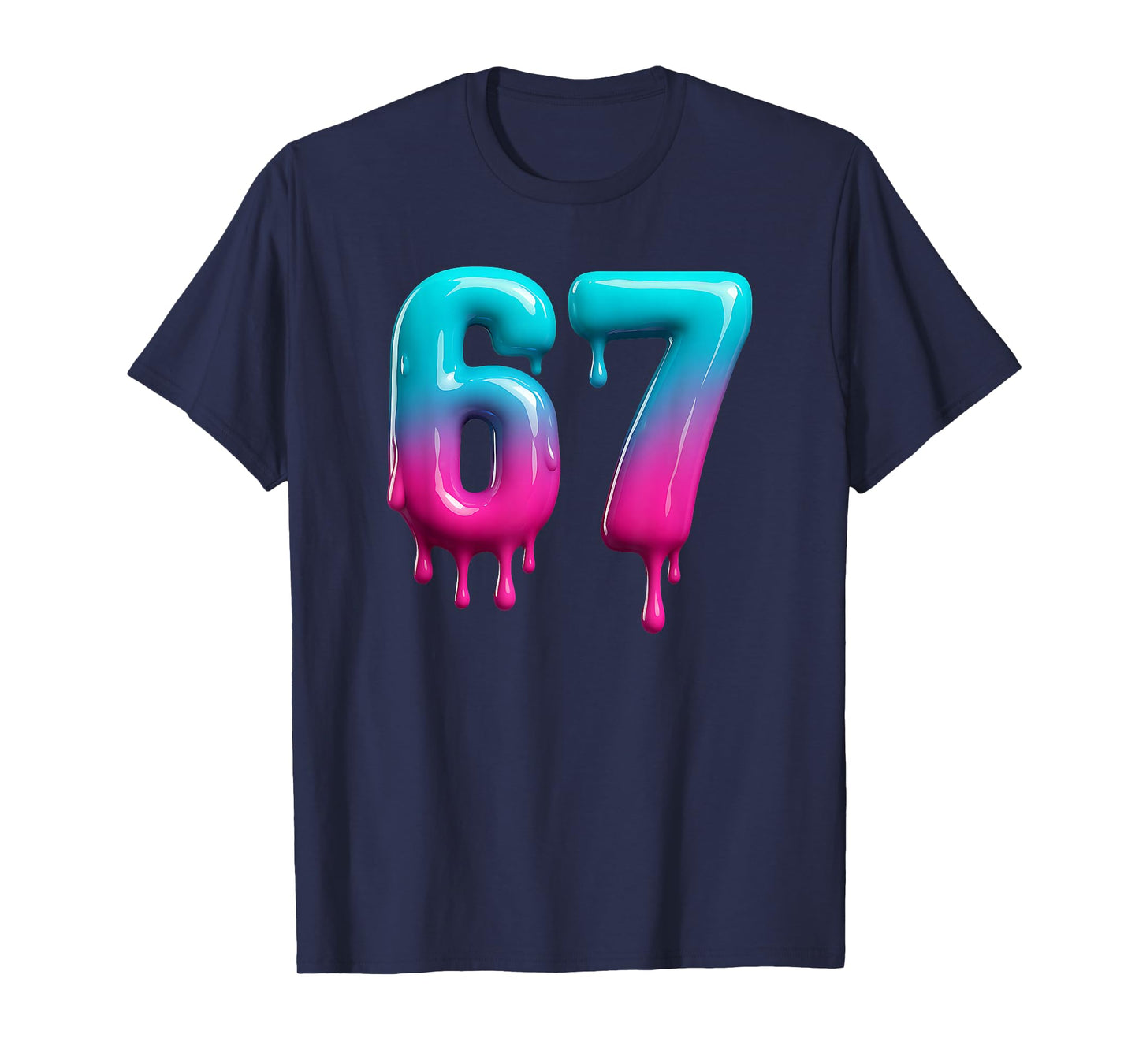 Six Seven 67 Meme for Gen Alpha Kids and Adults 6 7 T-Shirt