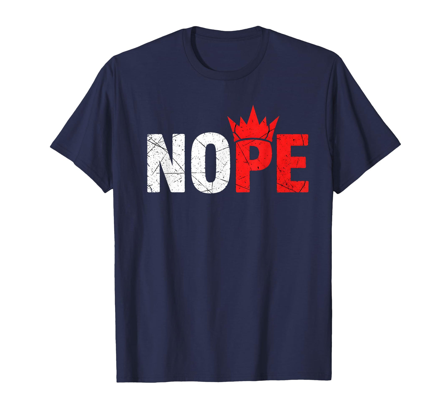 No Kings Nope Protest Sign No Kings in America Democracy T-Shirt