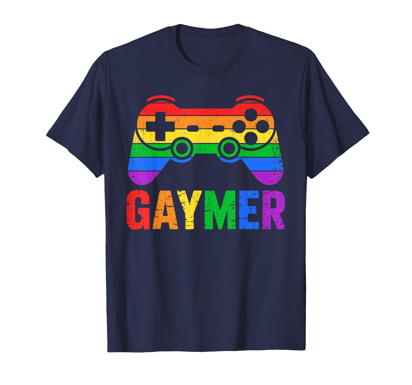 Funny Gaymer Rainbow Game Pride LGBT Support T-Shirt