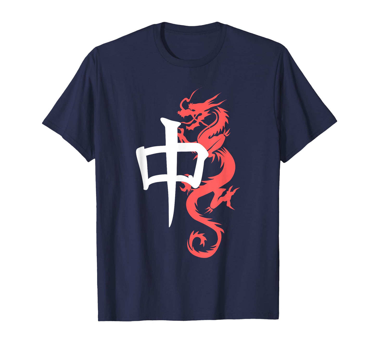 Red Dragon Tile Mahjong T-Shirt