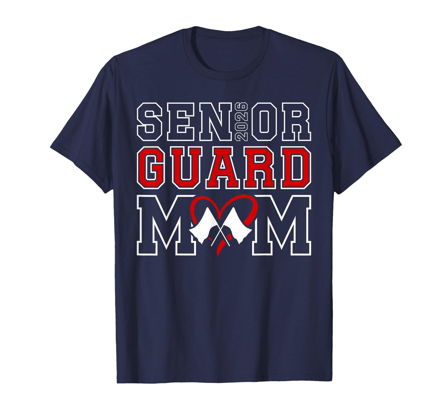 Color Guard Senior Mom 2026 Senior Color Guard Mother 2026 T-Shirt