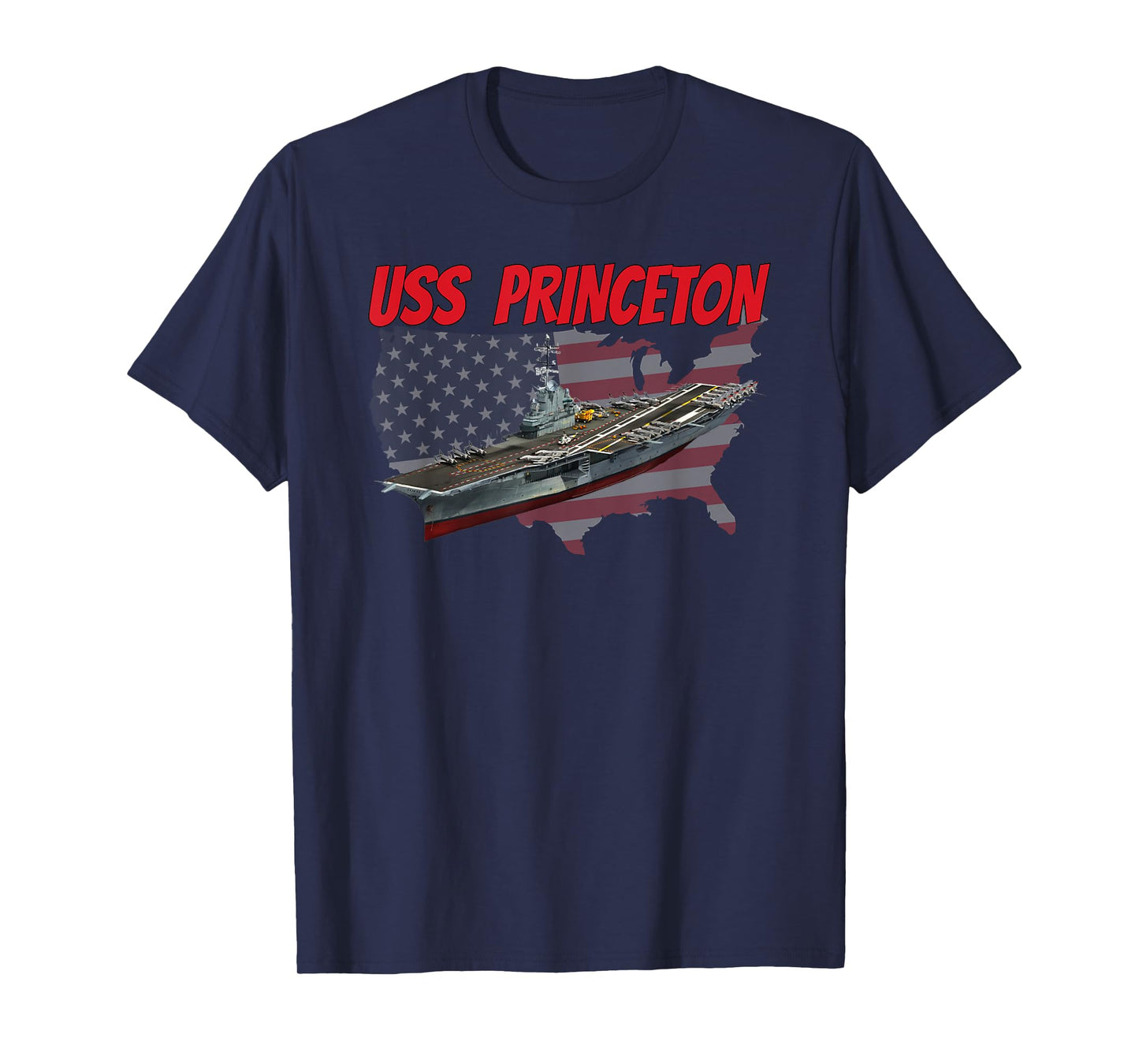 USS Princeton CV-37 Aircraft Carrier Veterans Day Fathers T-Shirt