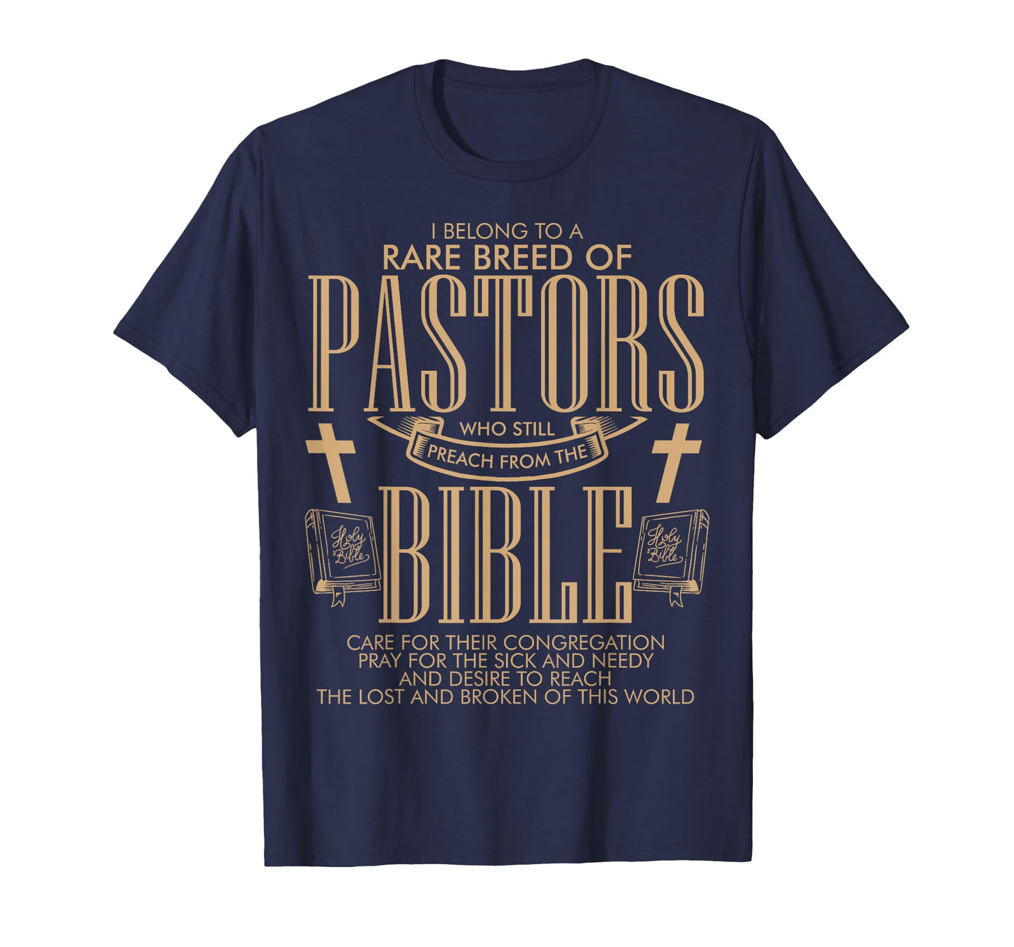 I Belong To A Rare Breed of Pastors and Preachers Saying T-Shirt