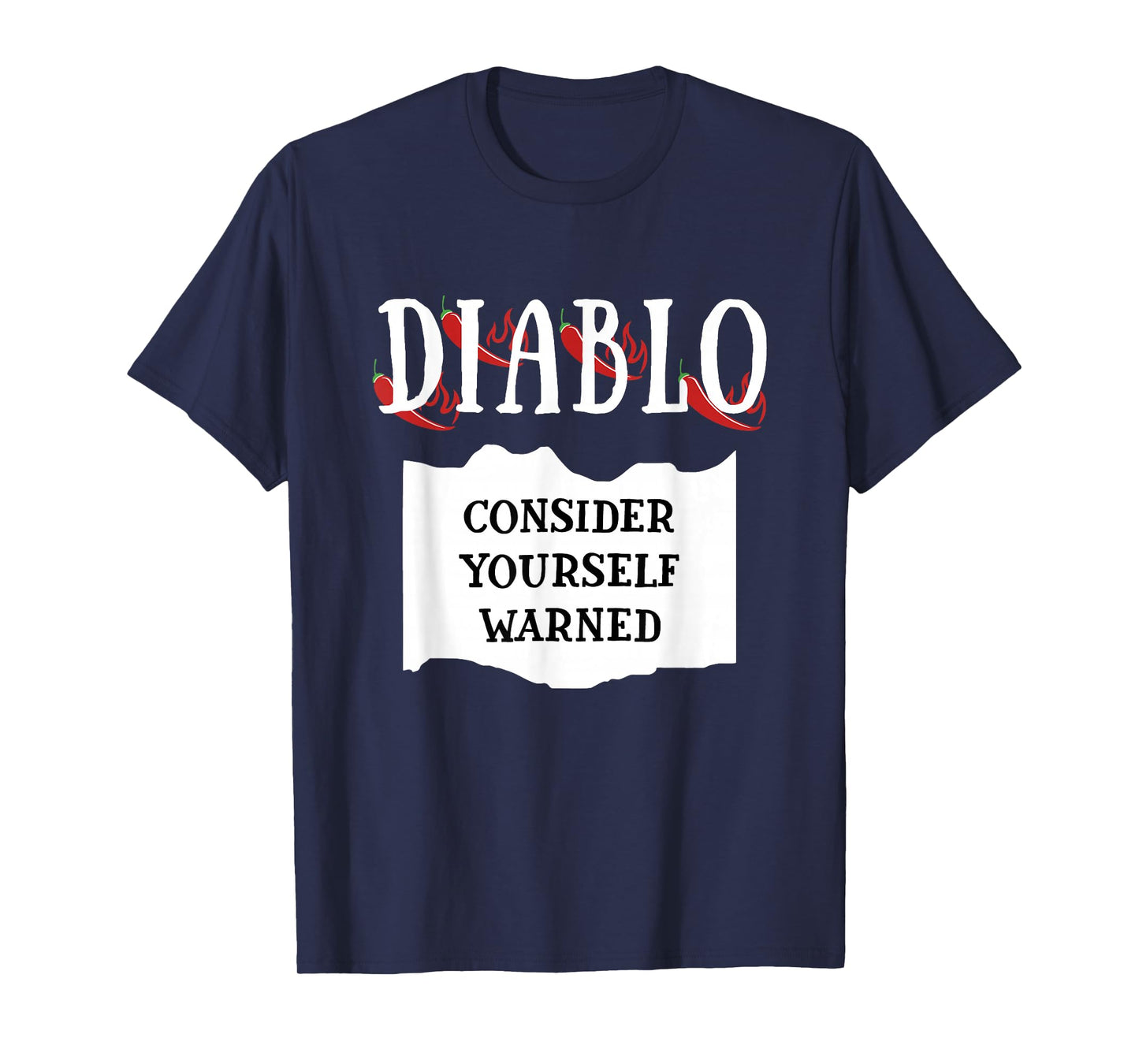 Consider Yourself Warned Diablo Hot Sauce Group Costume T-Shirt
