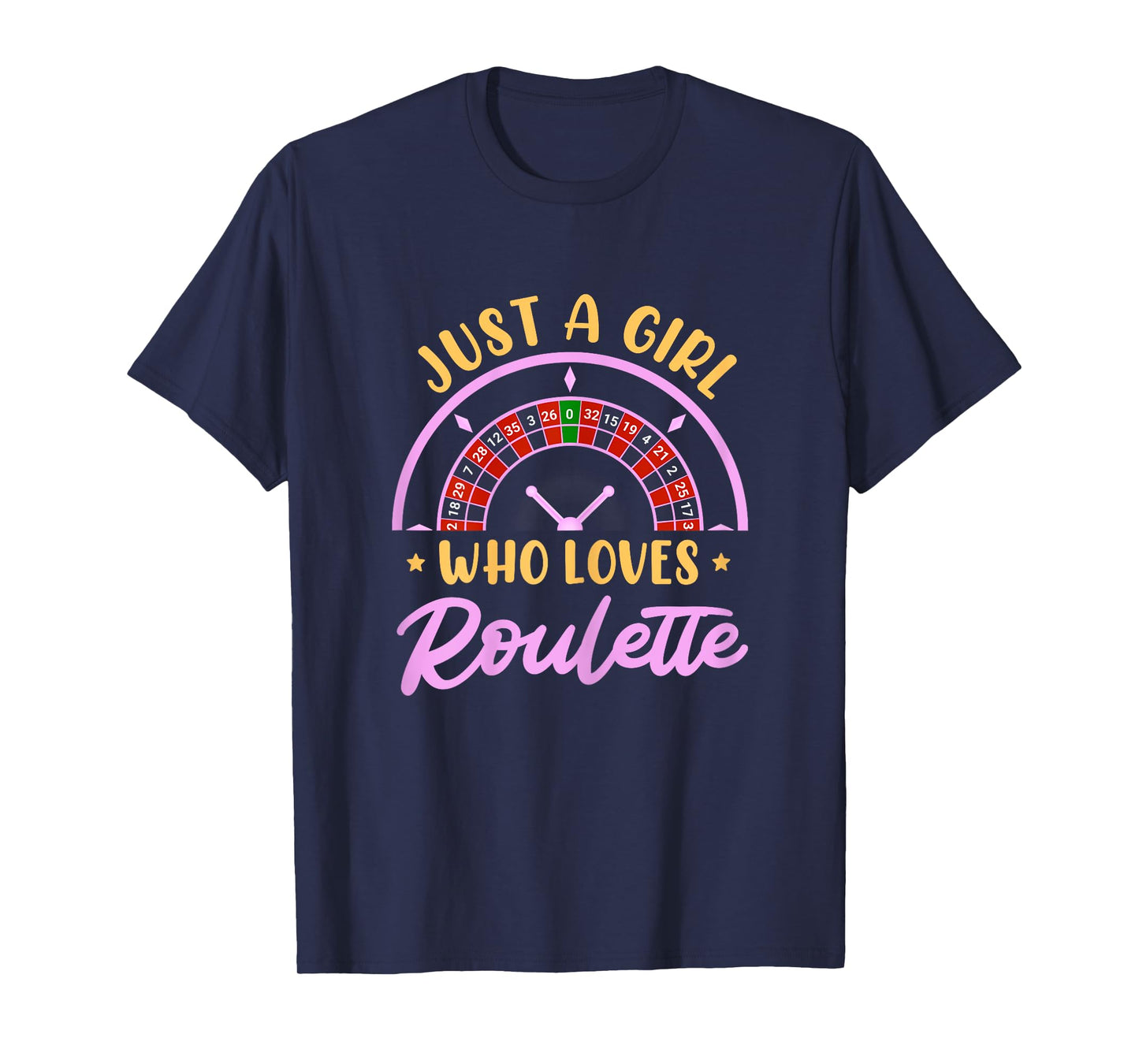 Roulette JUST A GIRL WHO LOVES ROULETTE Funny Roulette T-Shirt
