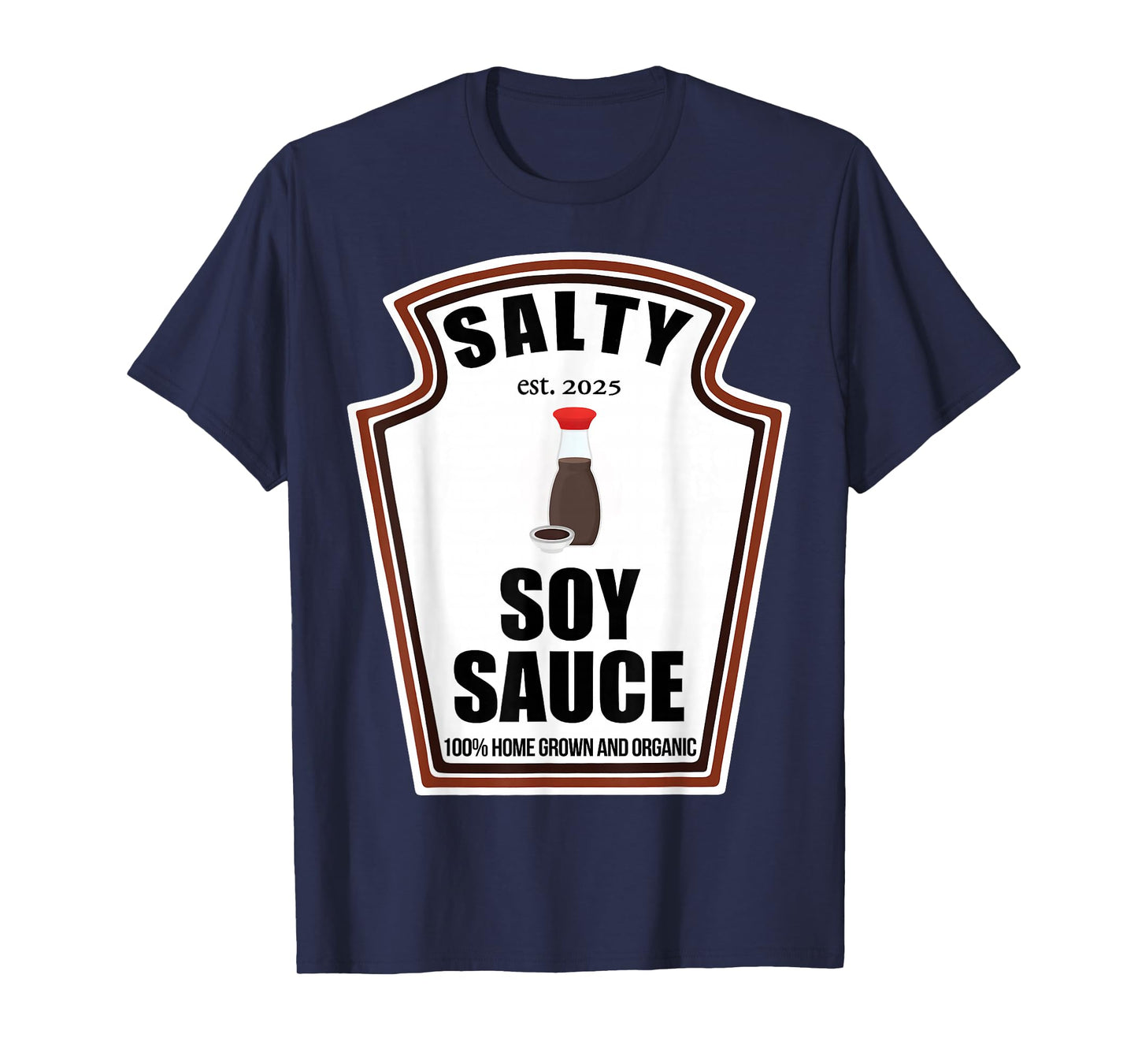 Salty Soy Sauce Condiment Spice Costume Party Matching T-Shirt
