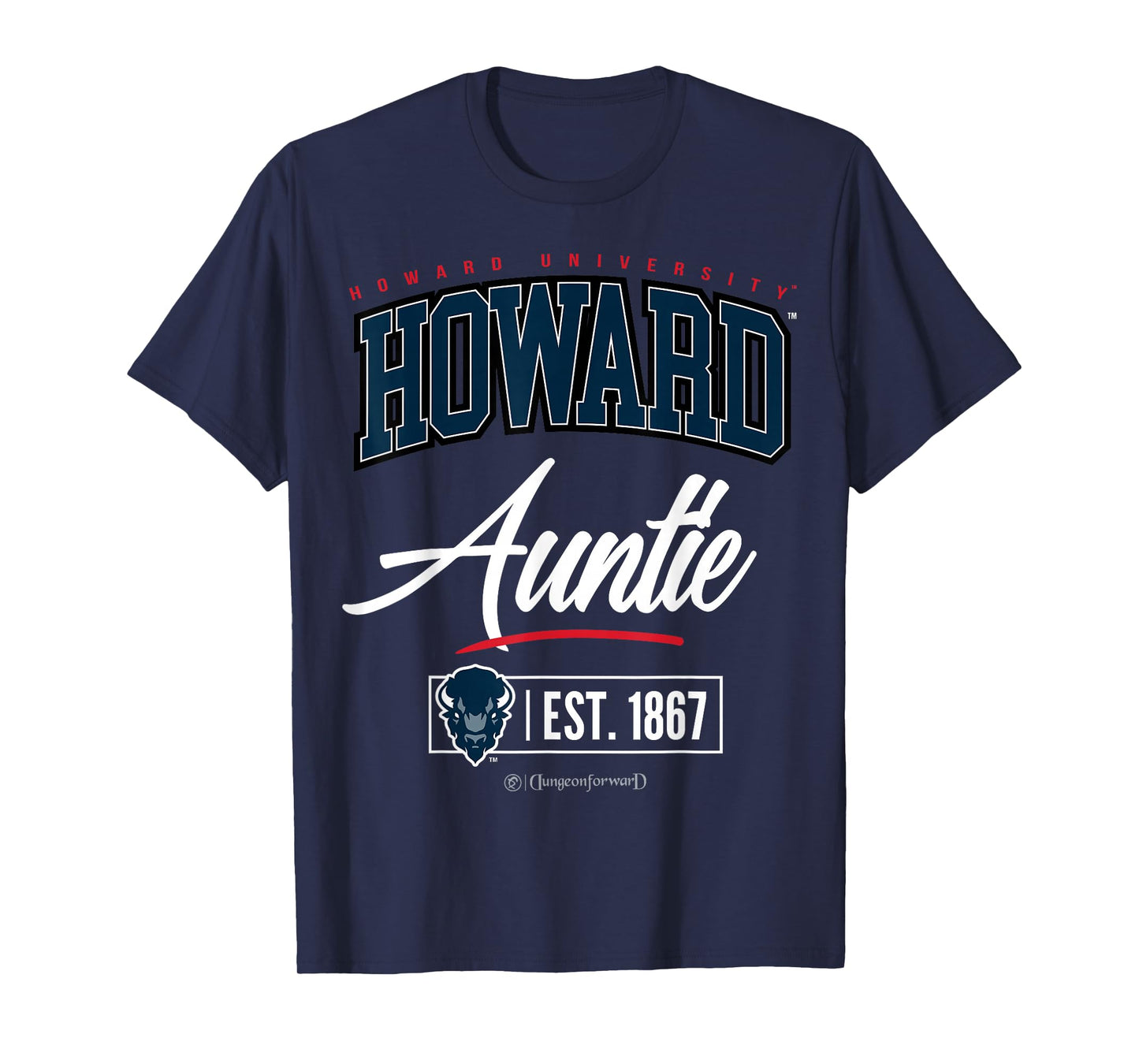 Howard University - HU HBCU Auntie T-Shirt