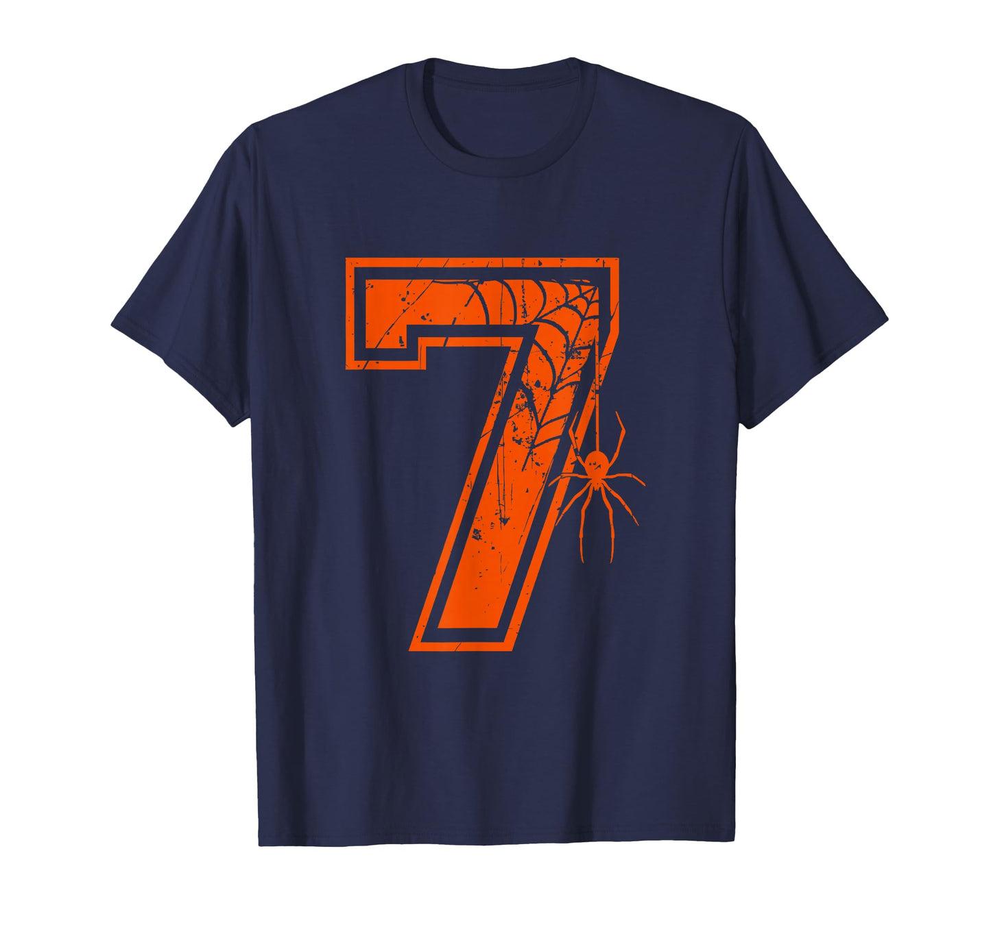 Number 7 67 Meme Halloween Spider Costume Matching Group T-Shirt