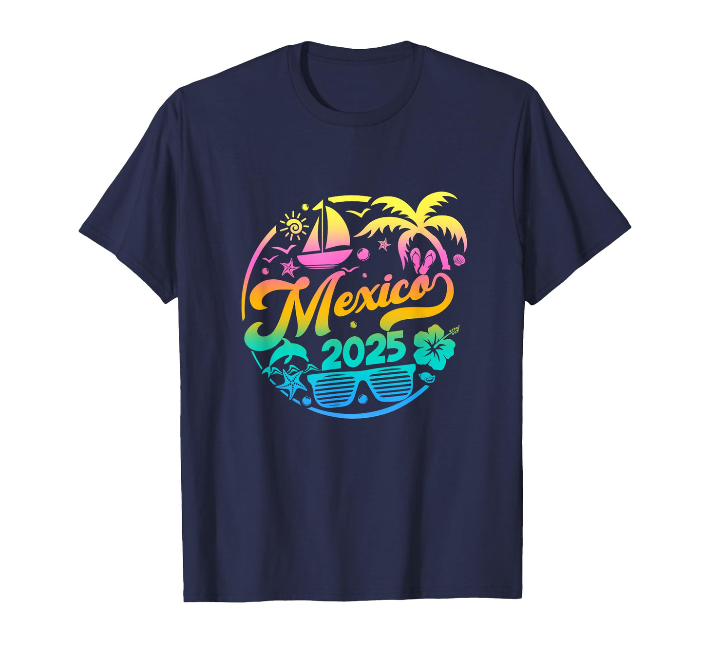 Mexico 2025 Family Vacation Beach Matching Group T-Shirt