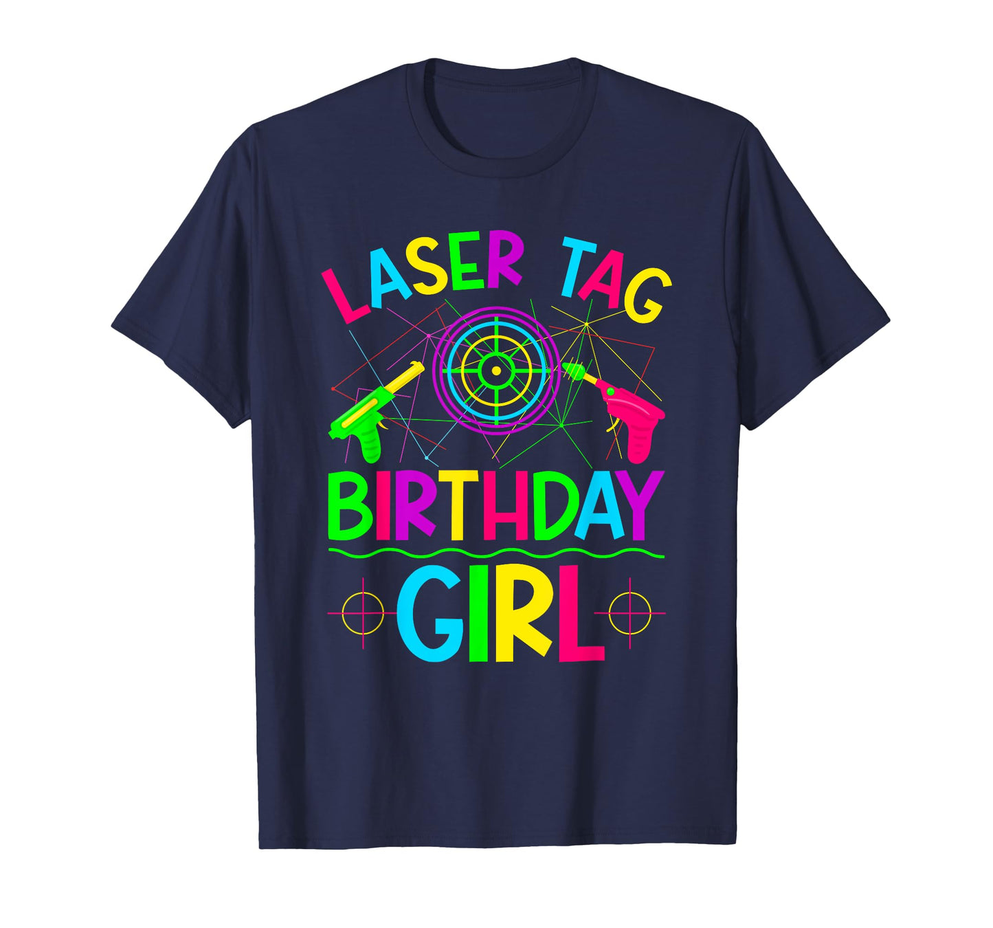 Lasertag Birthday Girl Laser Tag T-Shirt