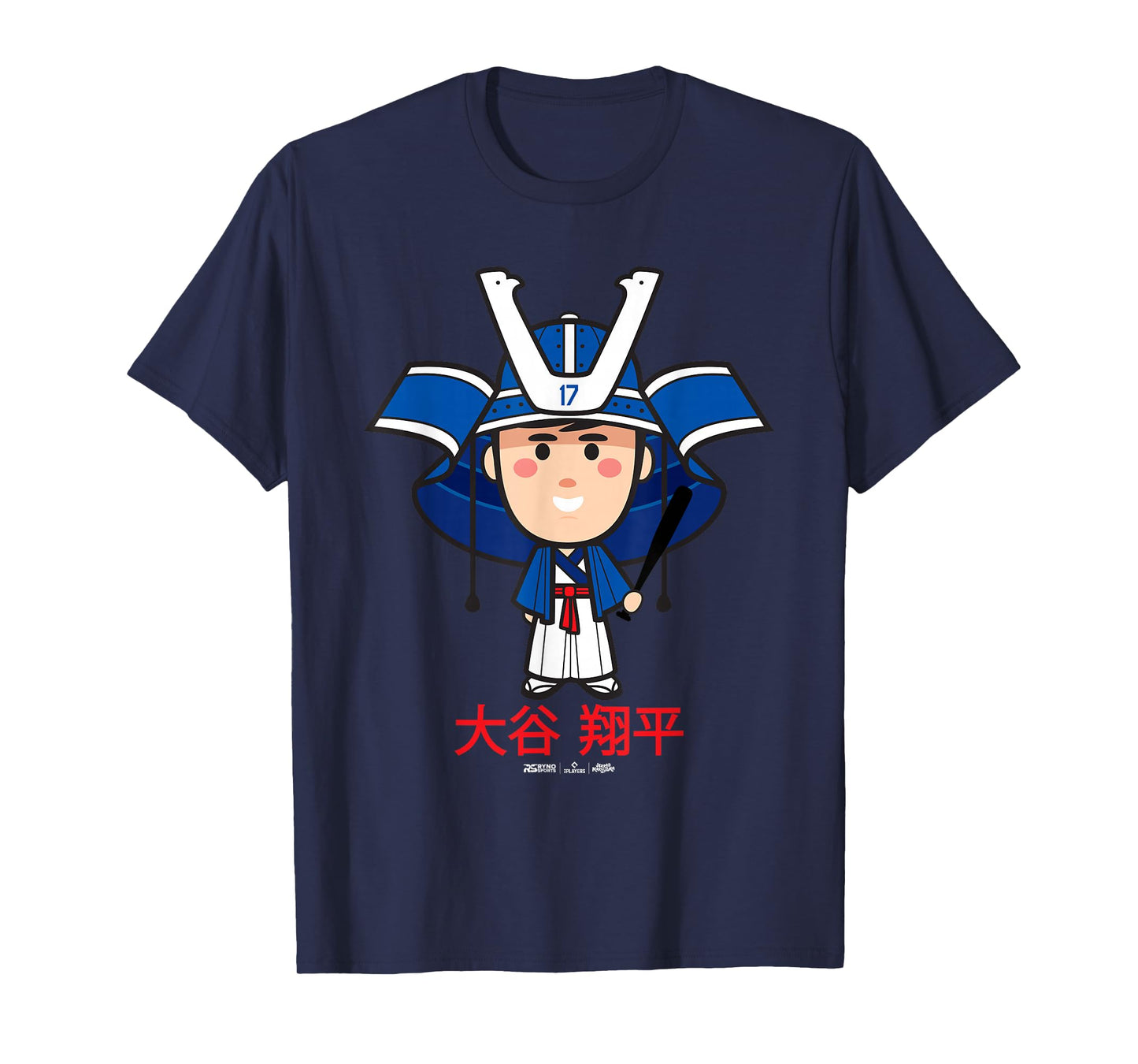 Shohei Ohtani Los Angeles Baseball Samurai (Japanese) MLBPA T-Shirt