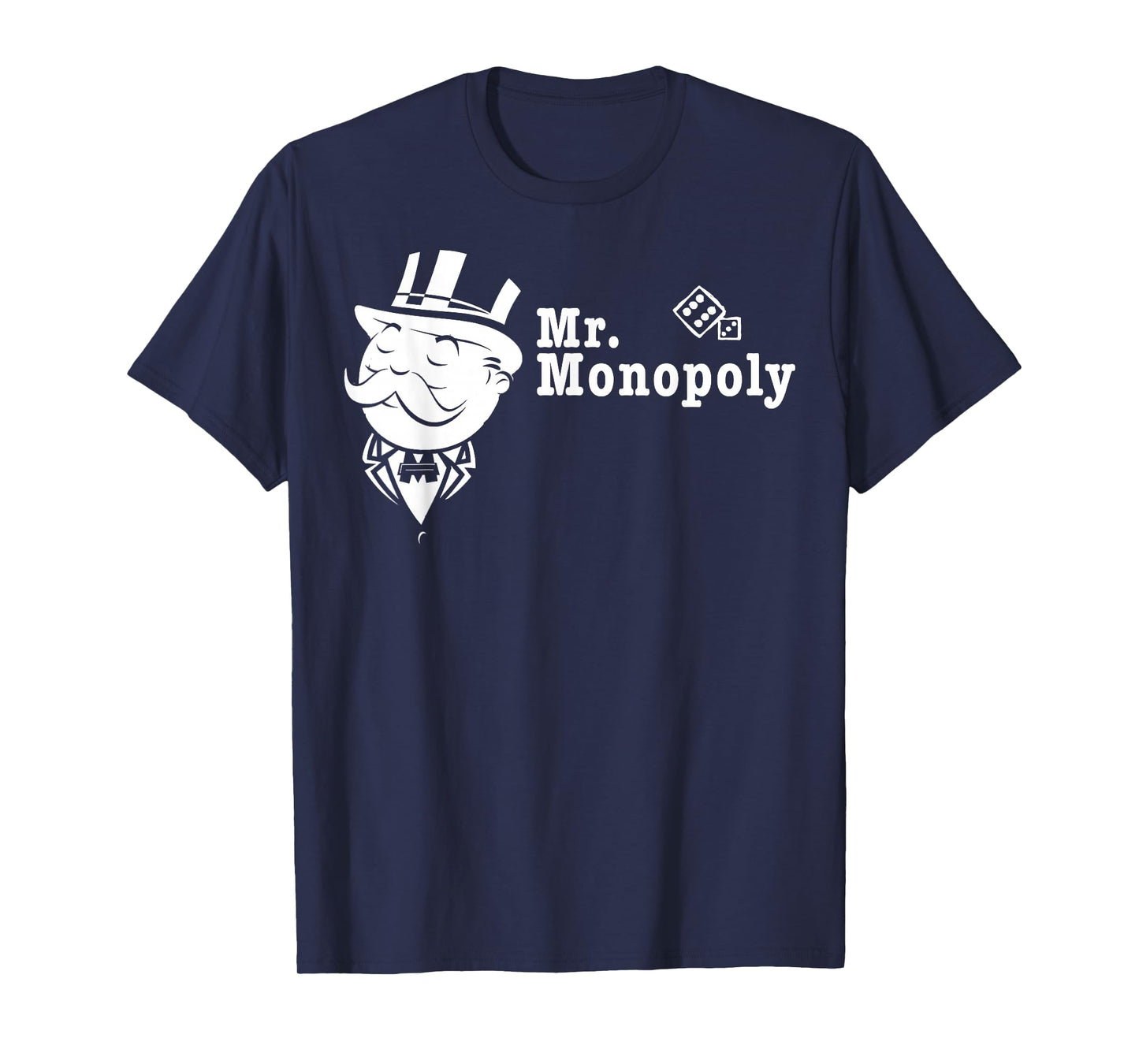 Monopoly Rick Uncle Pennybags Vintage Logo Portrait T-Shirt