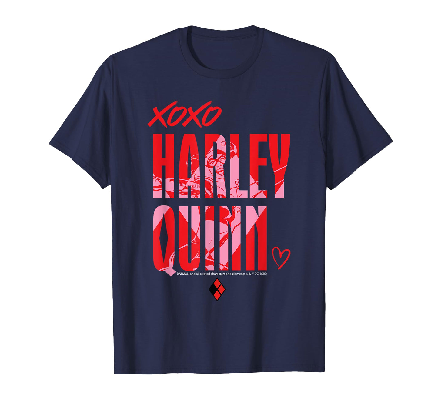 XOXO Harley Quinn Fan Favorite Graphic T-Shirt