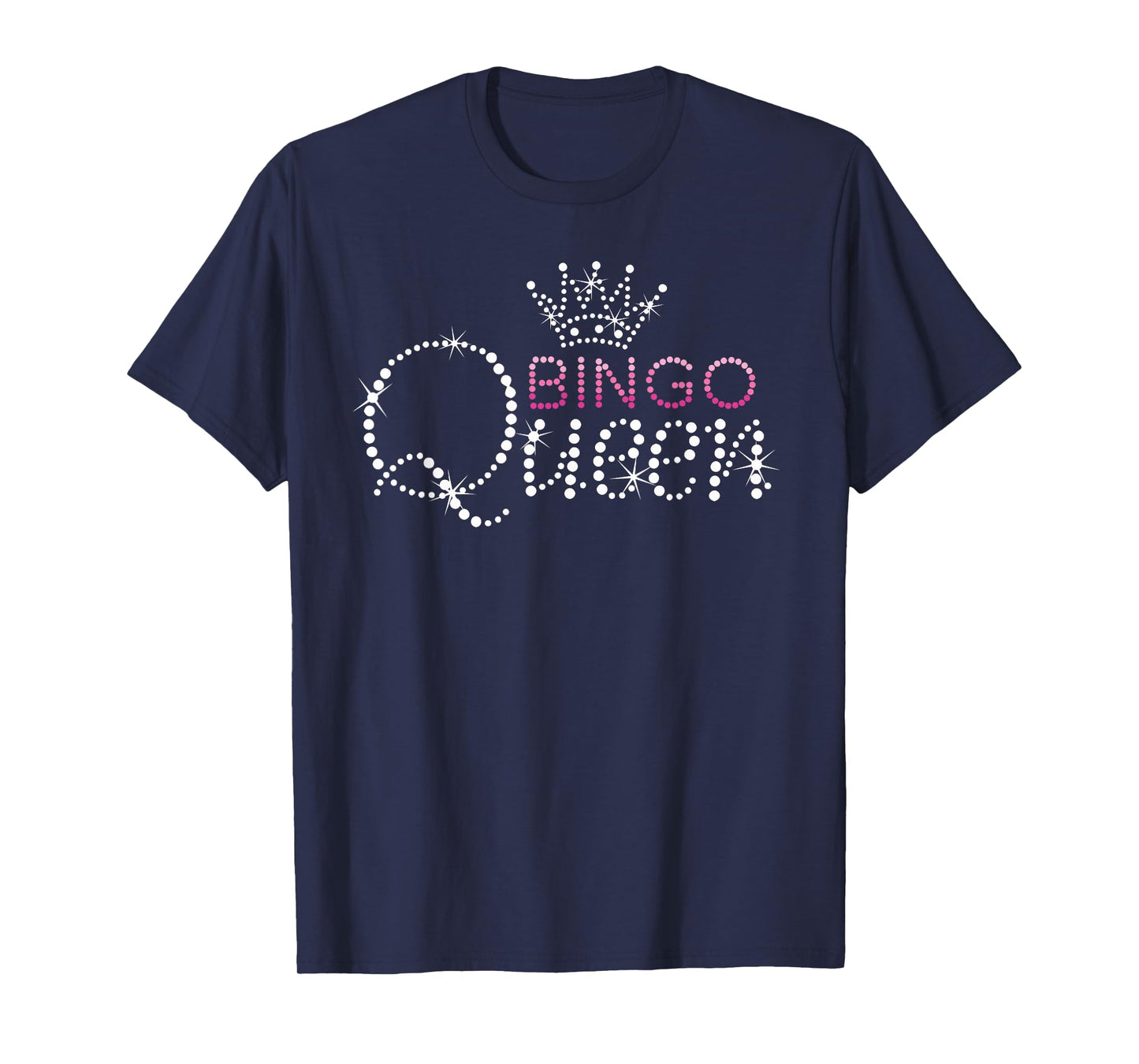 Cute Bingo Kiss Clubz Bingo Queen Bingo Player Funny Women's T-Shirt, Black, Small, Short Sleeve, Classic Fit