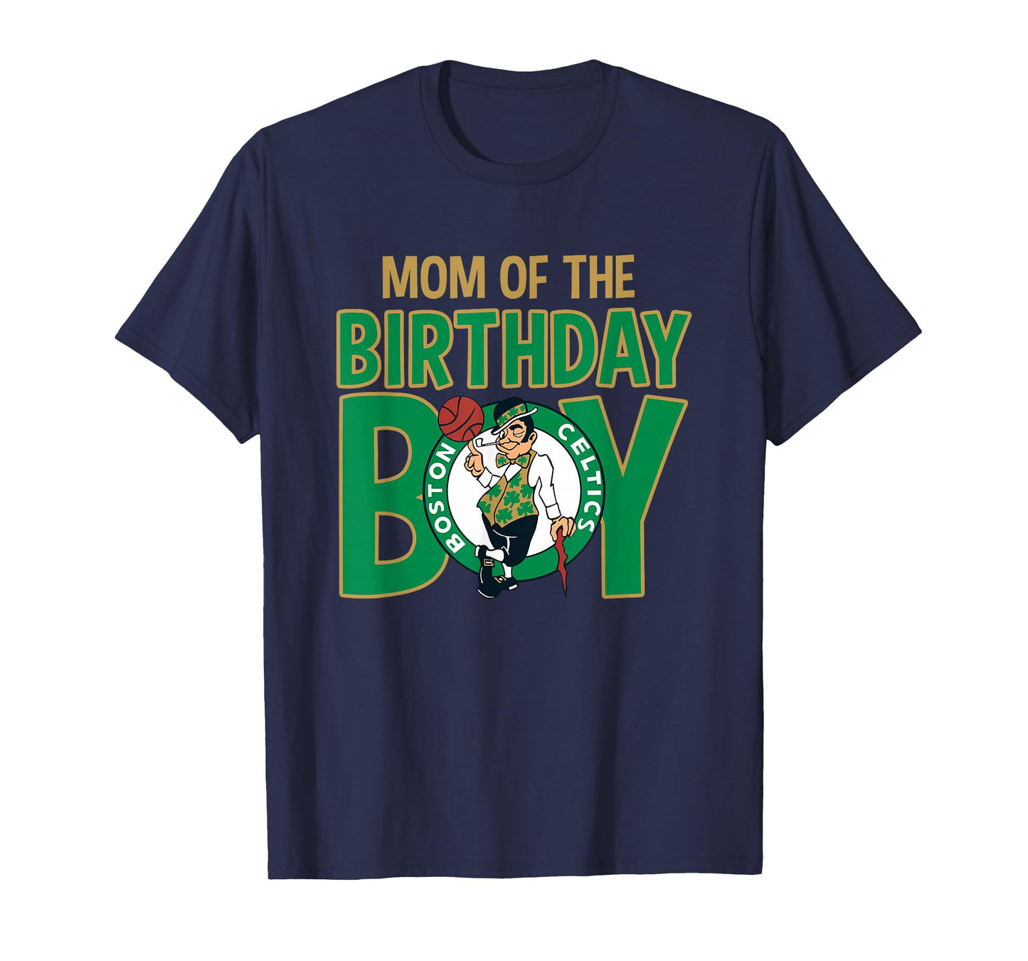 NBA Boston Celtics Mom Of The Birthday Boy T-Shirt