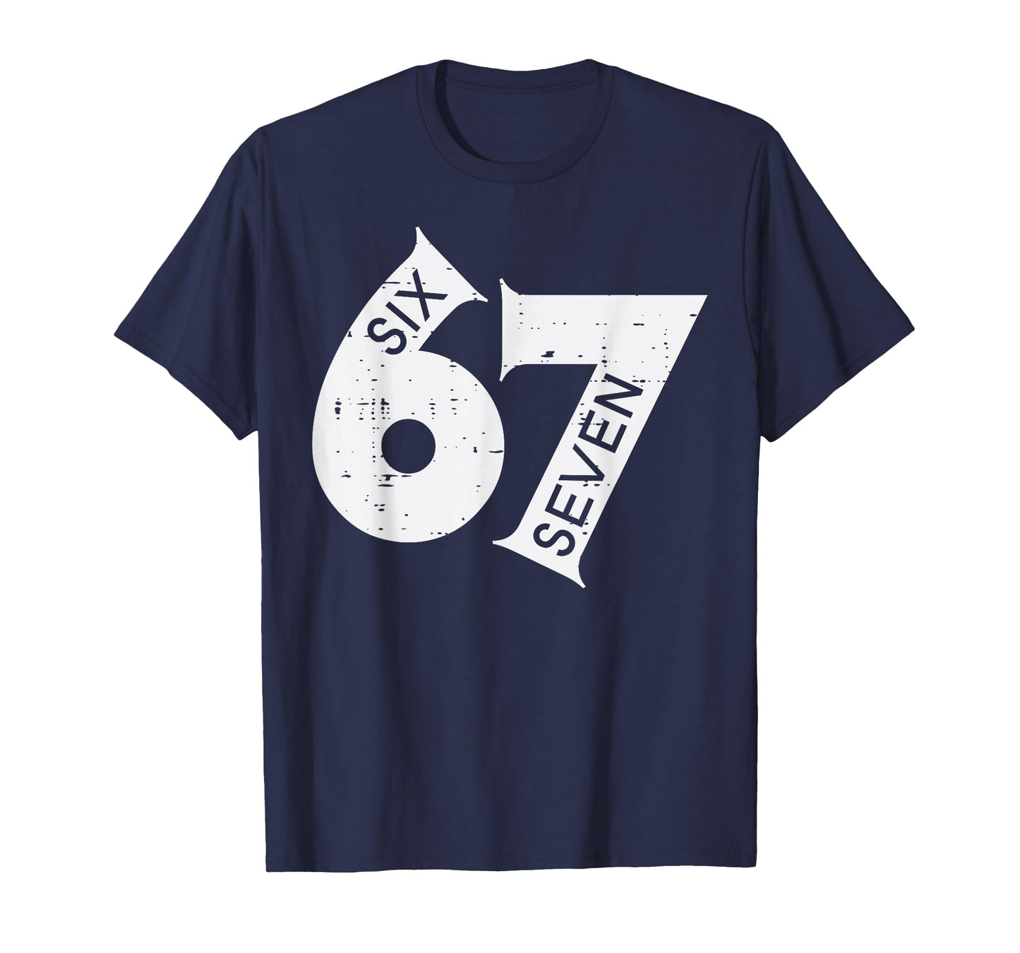 67 Meme Six Seven Number 6 7 On It Costume Boys Youth Kids T-Shirt