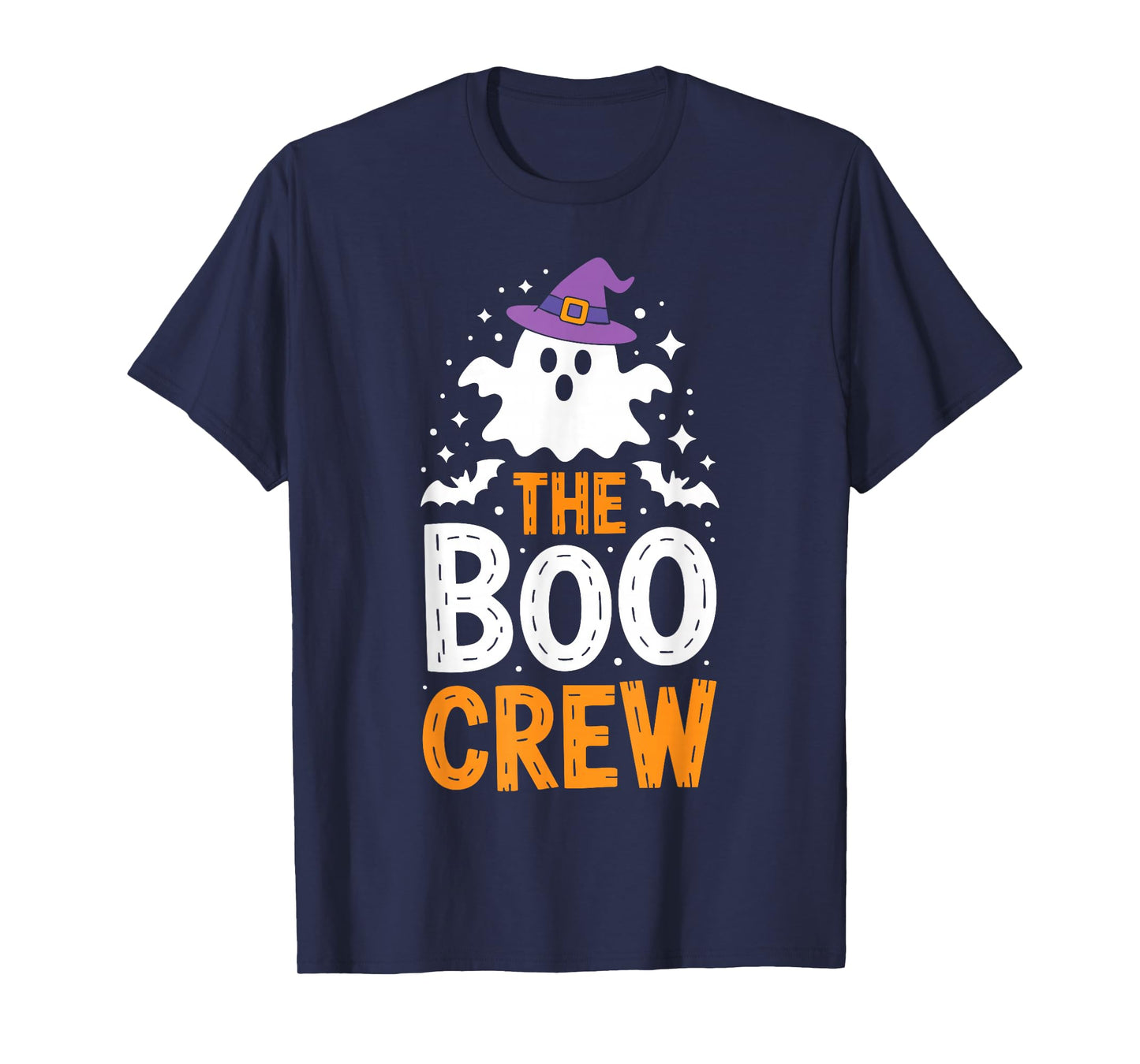 The Boo Crew Shirt Matching Men Women Kids Halloween Costume T-Shirt