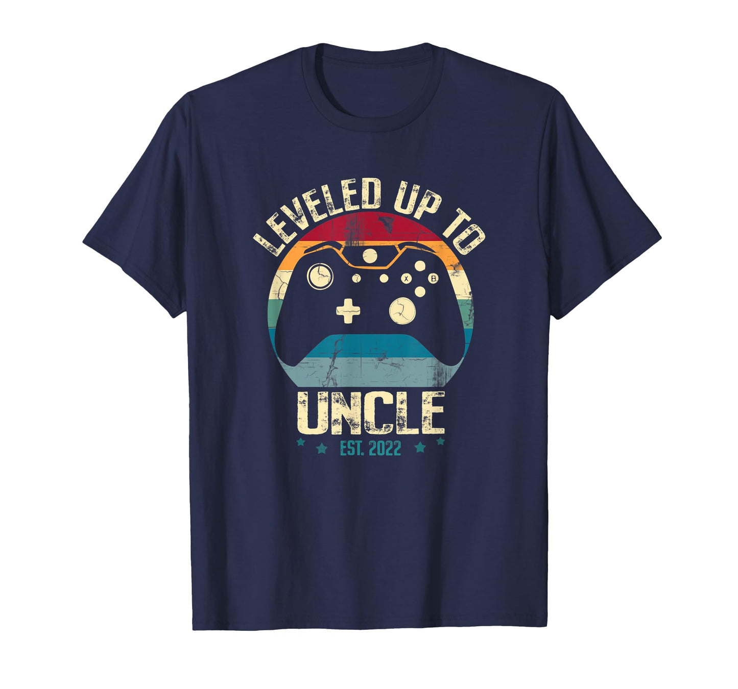 I Leveled Up To Uncle Pregnancy Announcement Uncle Gamer T-Shirt