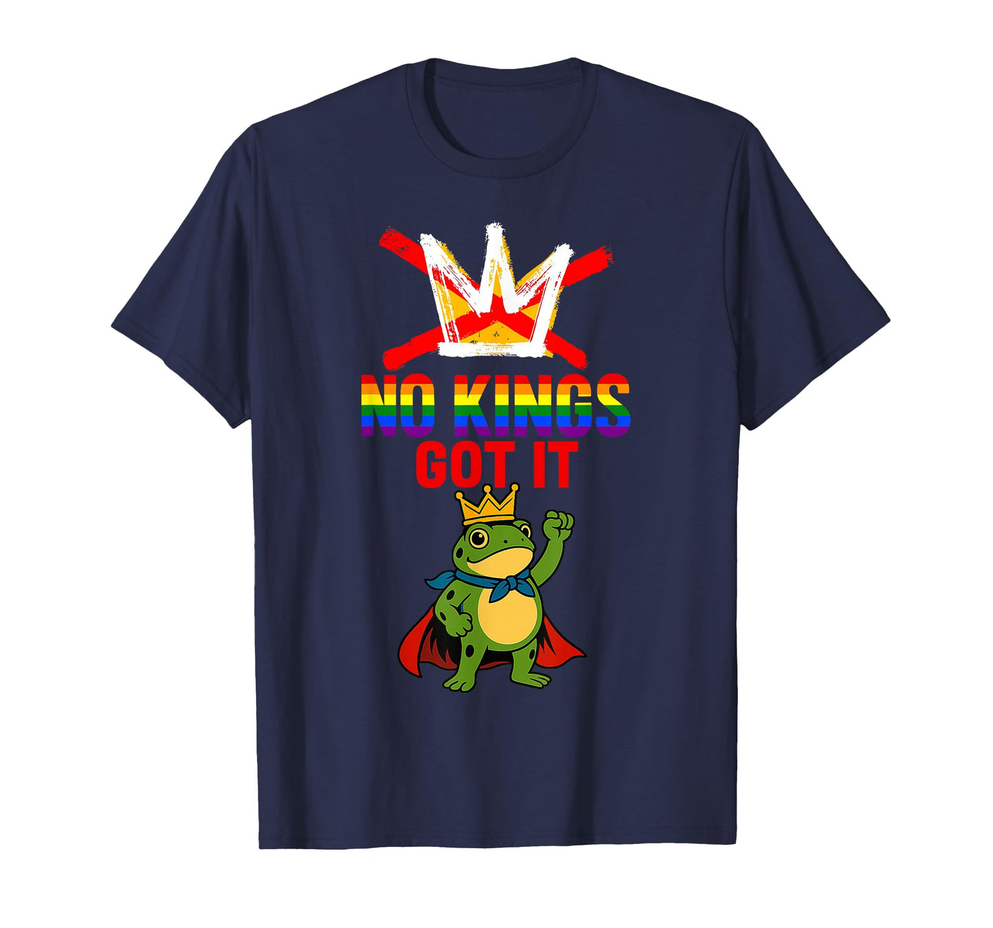 We The People No Kings Patriotic Frog No Kings in America T-Shirt