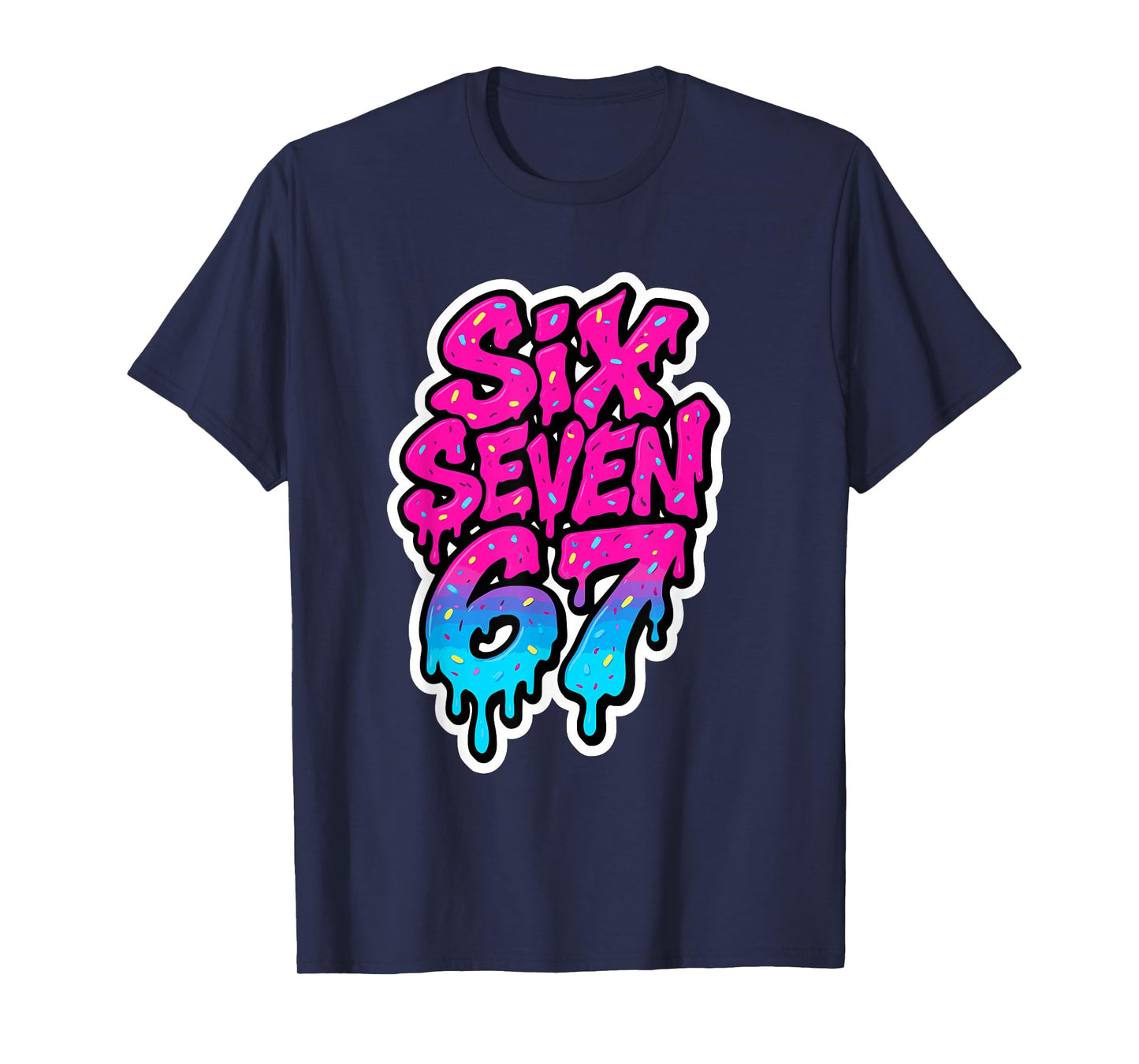 Six Seven 67 Baseball Ice Cream Drip Mason Meme Kids Boys T-Shirt