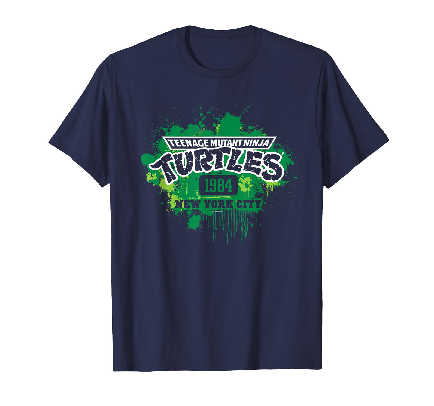 Teenage Mutant Ninja Turtles Retro NYC Slime Cartoon T-Shirt
