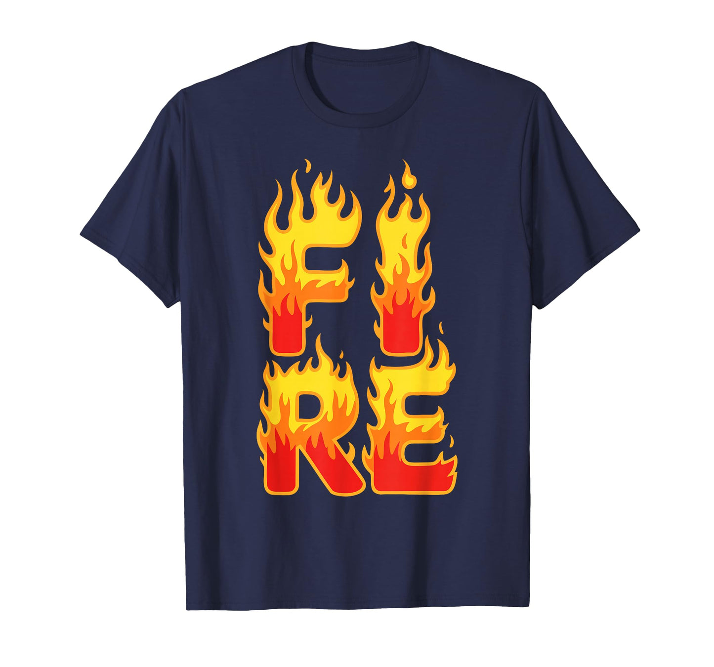 Fire Flame Shirt Adult Kids Men Women Fire and Ice Costume T-Shirt