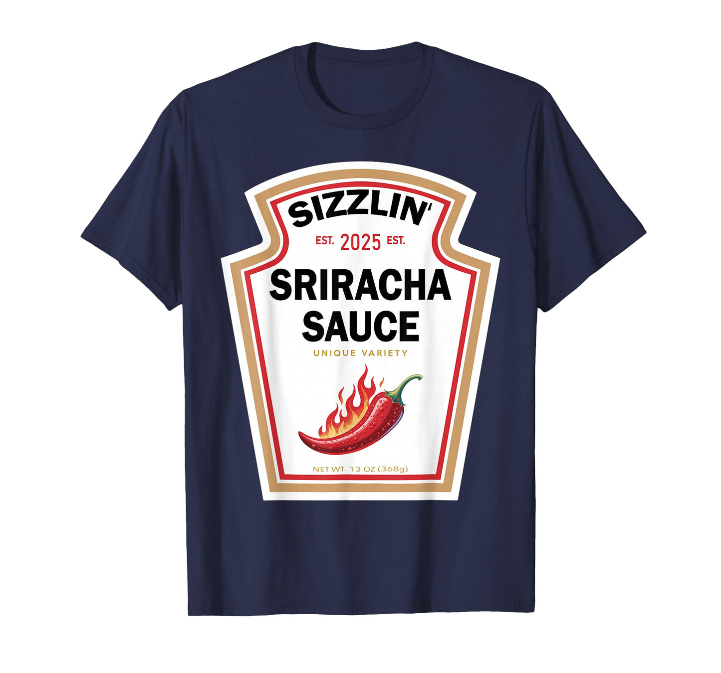 Sriracha Sauce Halloween Costume for Men Women Kids T-Shirt