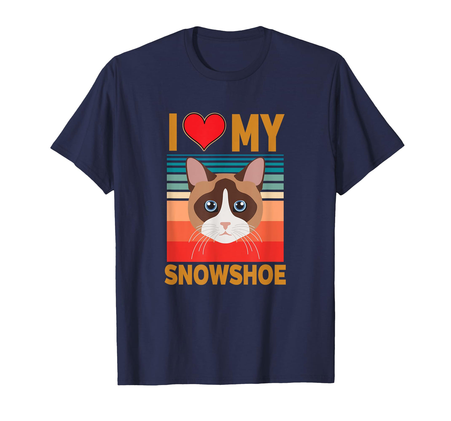 Snowshoe Siamese Cat T-Shirt