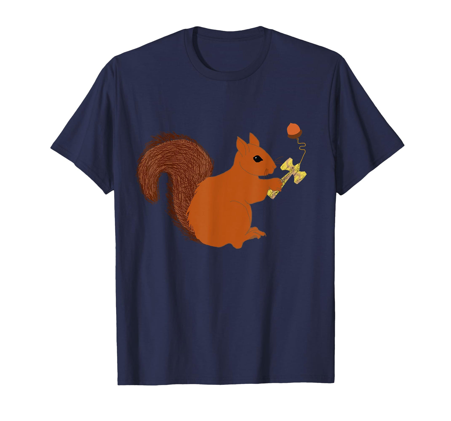 Kendama Sweet Squirrel Playing Kendama Cup Sports T-Shirt T-Shirt
