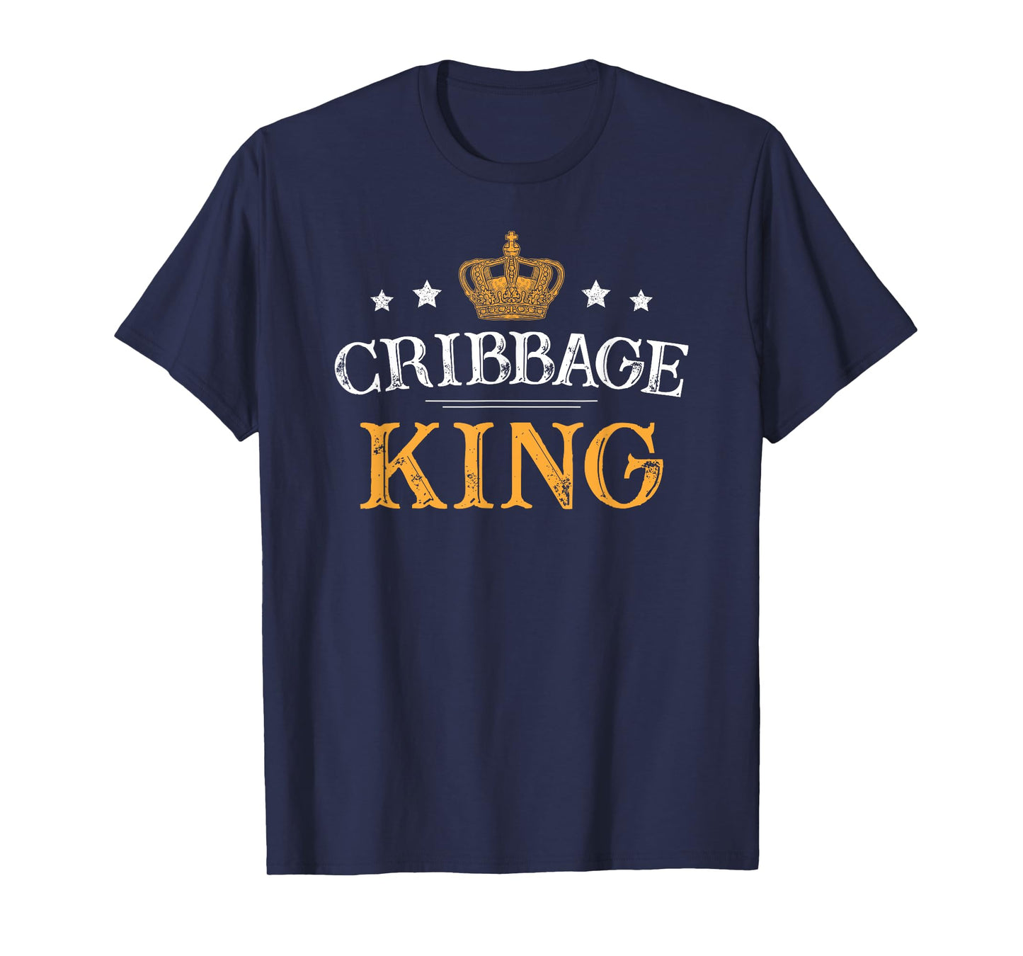 Cribbage King Funny Gift Tee Shirt Board Card Game Player T-Shirt