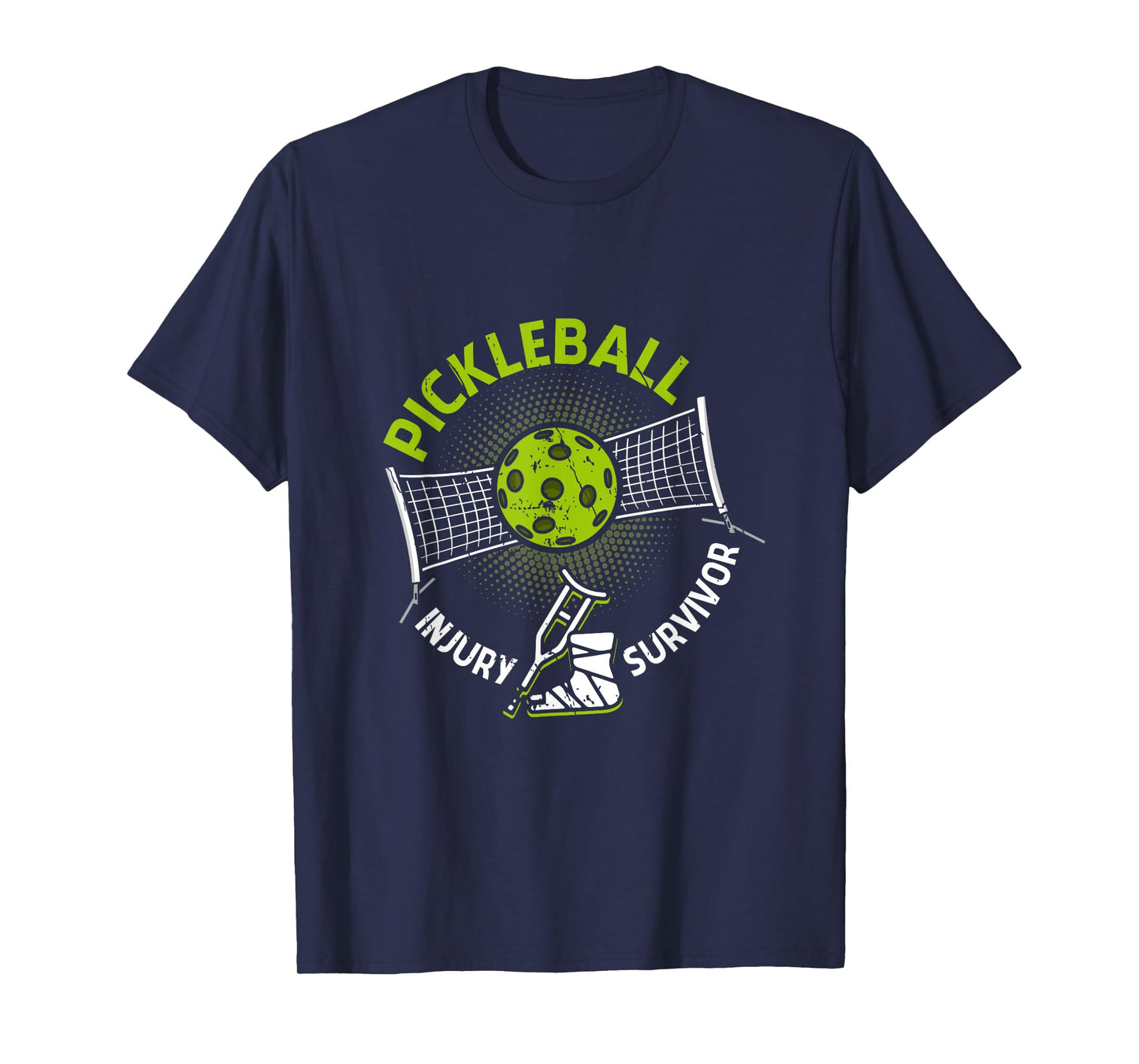Pickleball Injury Survivor Funny Pickle Senior Sport Player T-Shirt