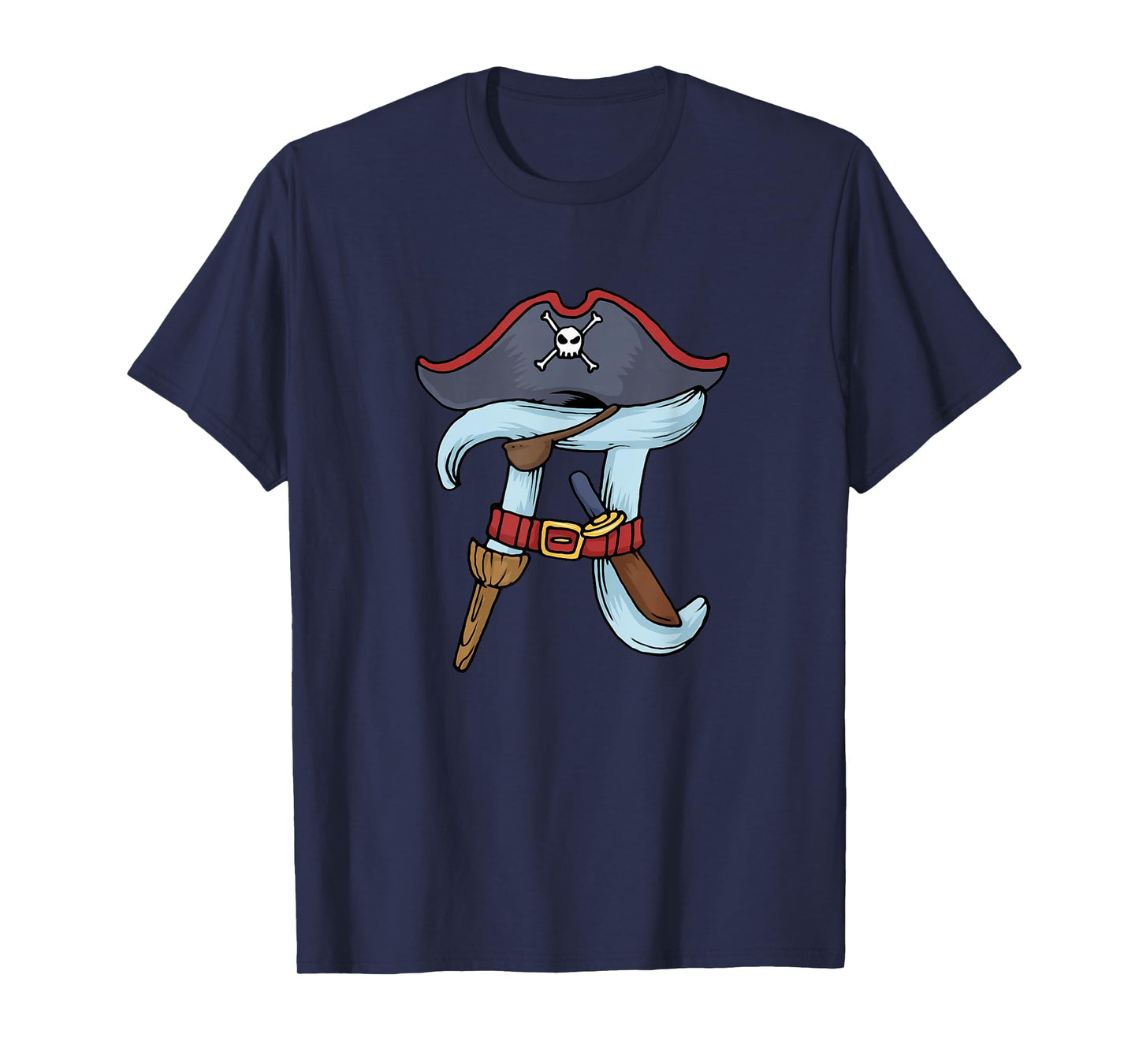 Pi Rate Funny Math Pi Pirates T-Shirt