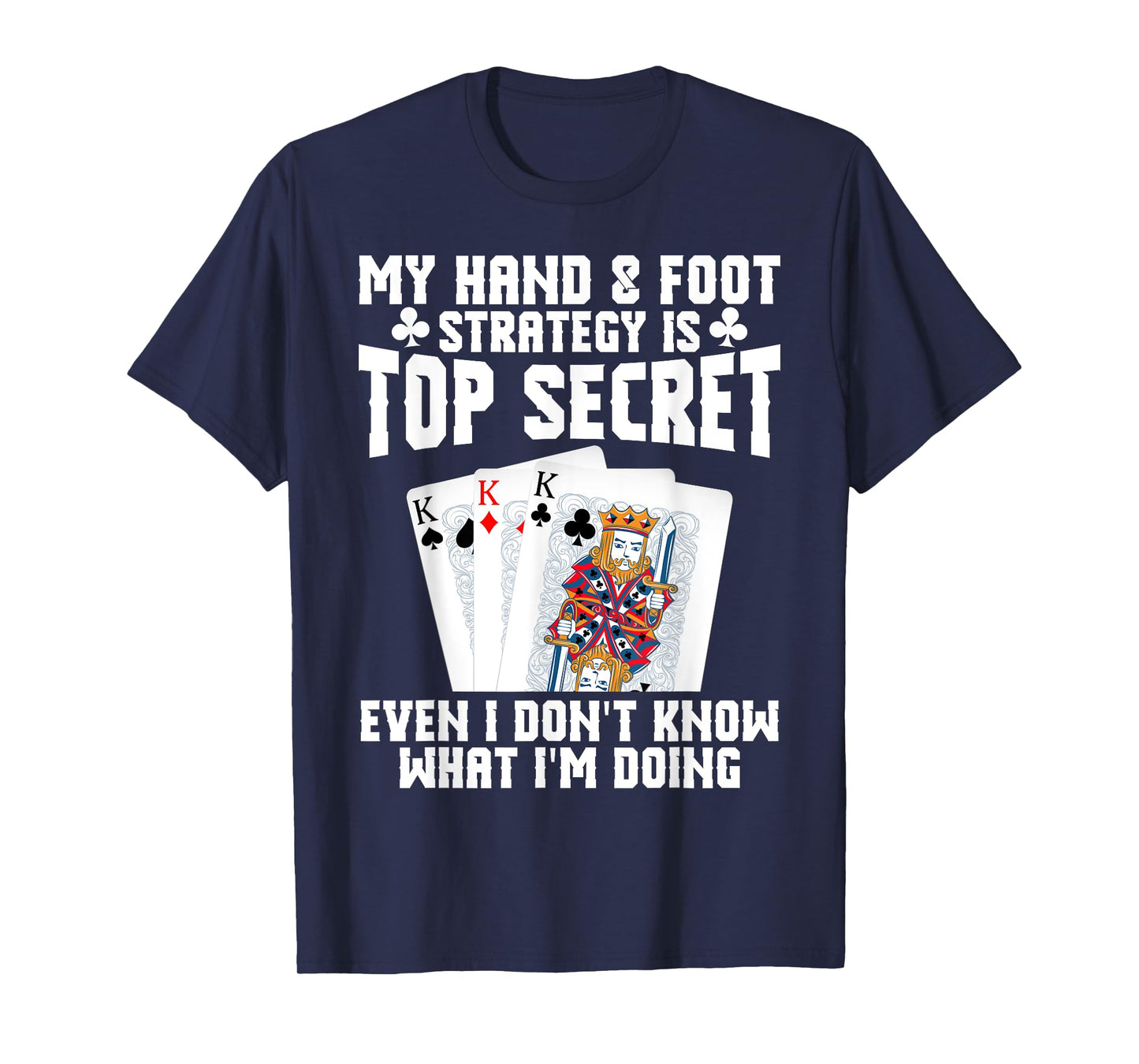 Hand&Foot Score Queen Card Game Set Player Hand and Foot T-Shirt