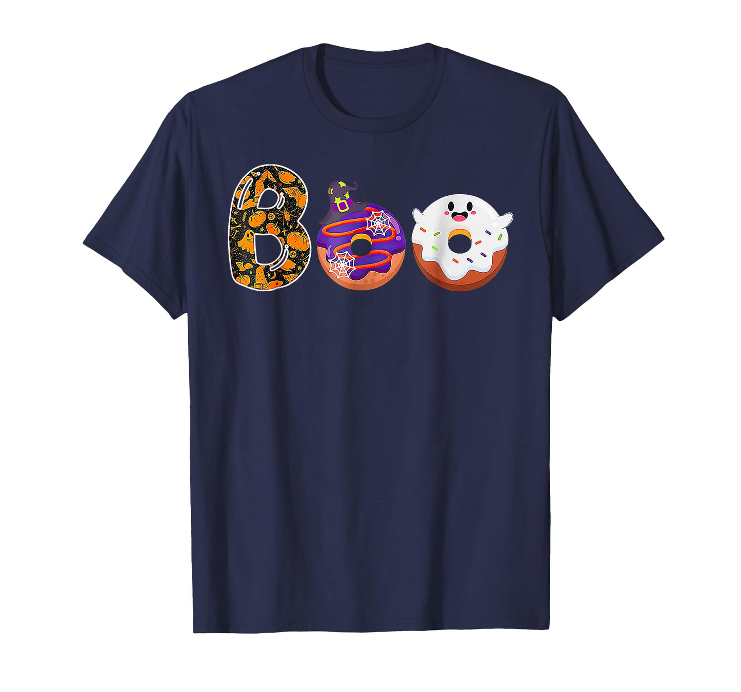 Boo Donuts Ghost Halloween T-Shirt