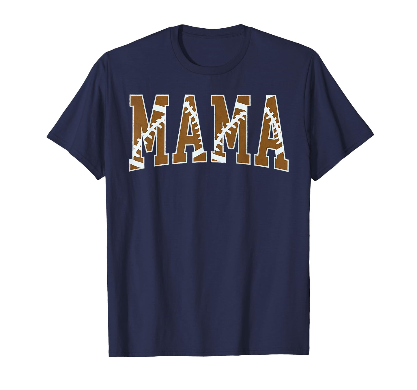 Mama Mom Touchdown American Football Game Day Thanksgiving T-Shirt
