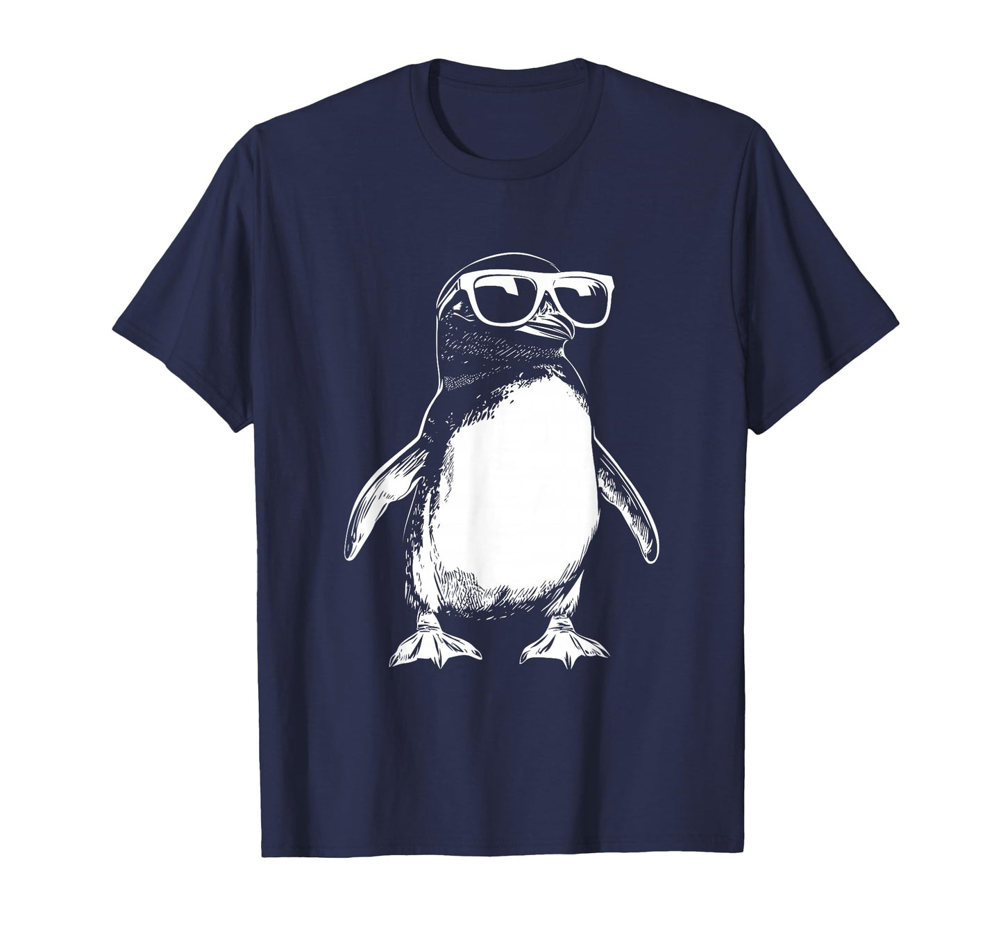 Funny Penguin Sunglasses Graphic T-Shirt