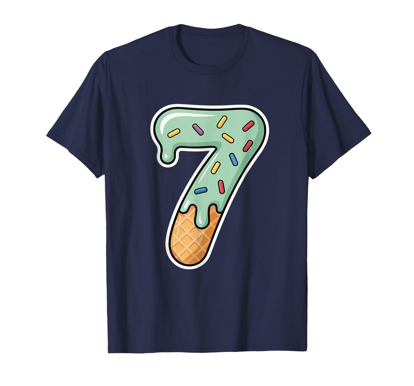 67 Ice Cream Drip Meme Six Seven Gen Alpha Slang T-Shirt