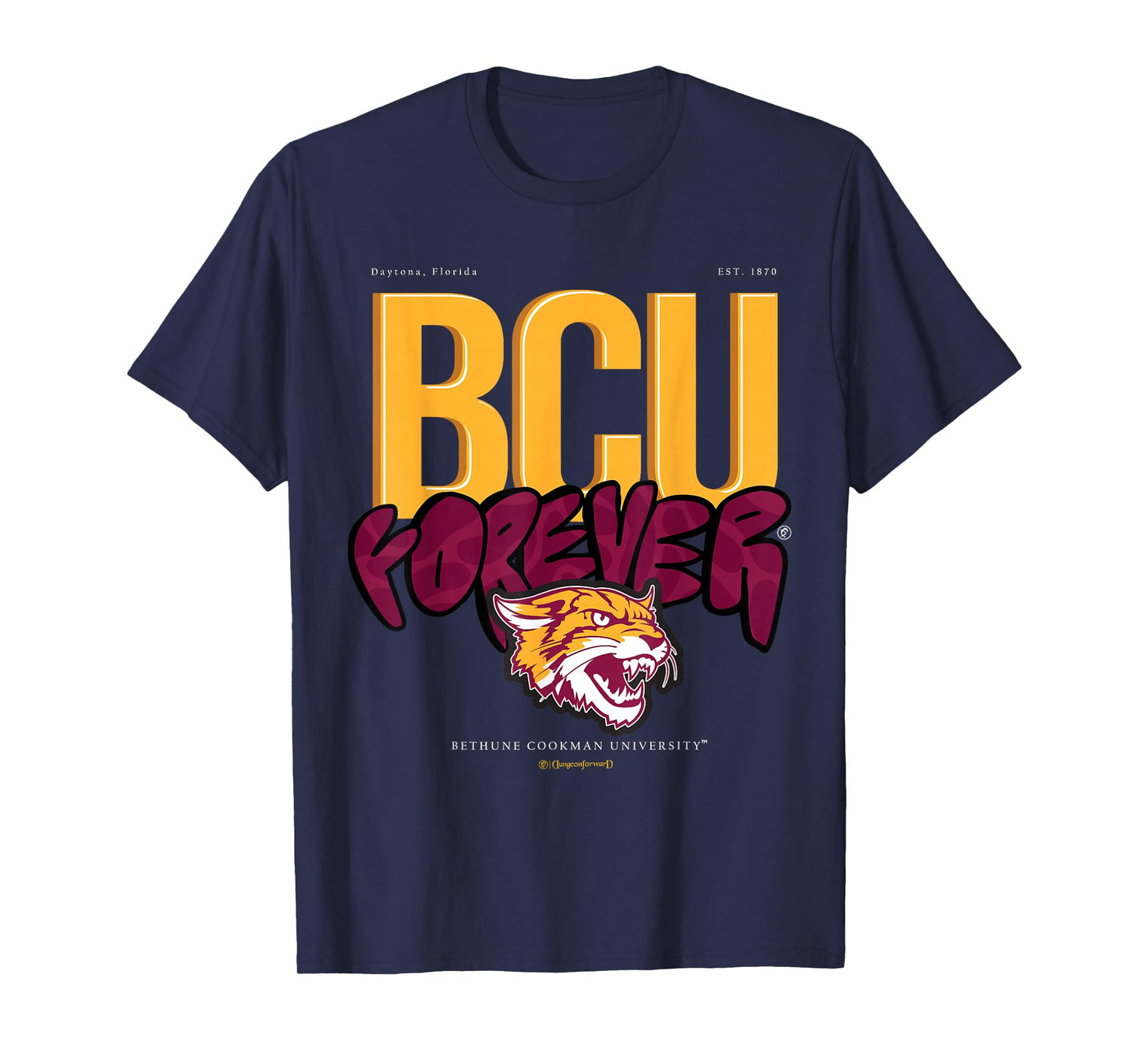 The Yard - Bethune Cookman University - BCU Forever HBCU T-Shirt