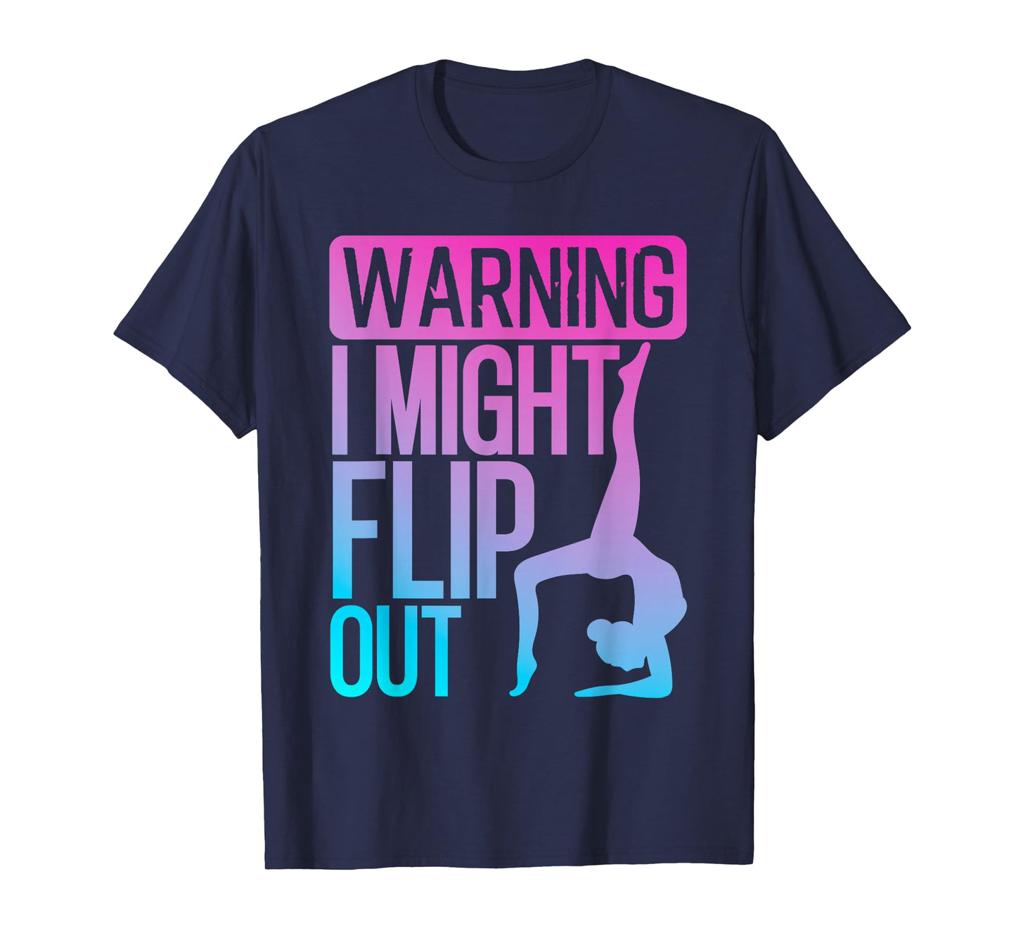 Cute Gymnastics Art For Girls Kids Women Tumbling Gymnast T-Shirt