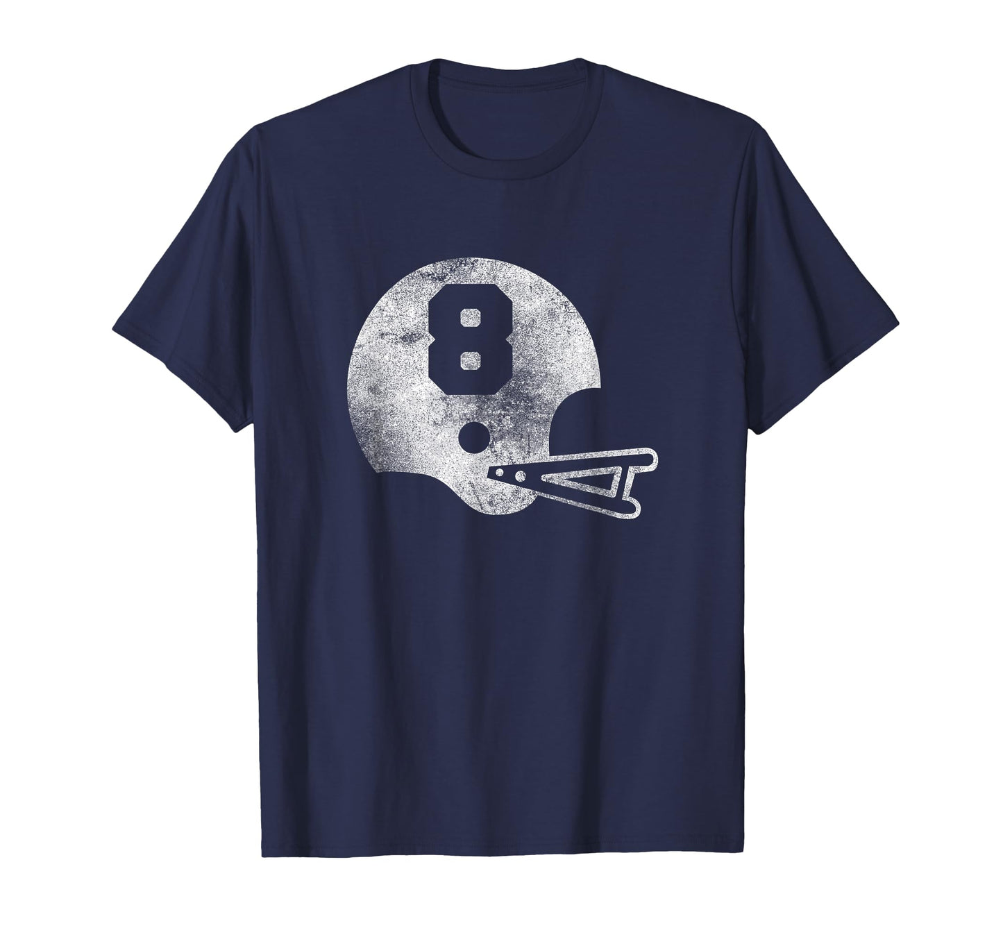 Vintage Football Jersey Number 8 T-Shirt Player Number T-Shirt