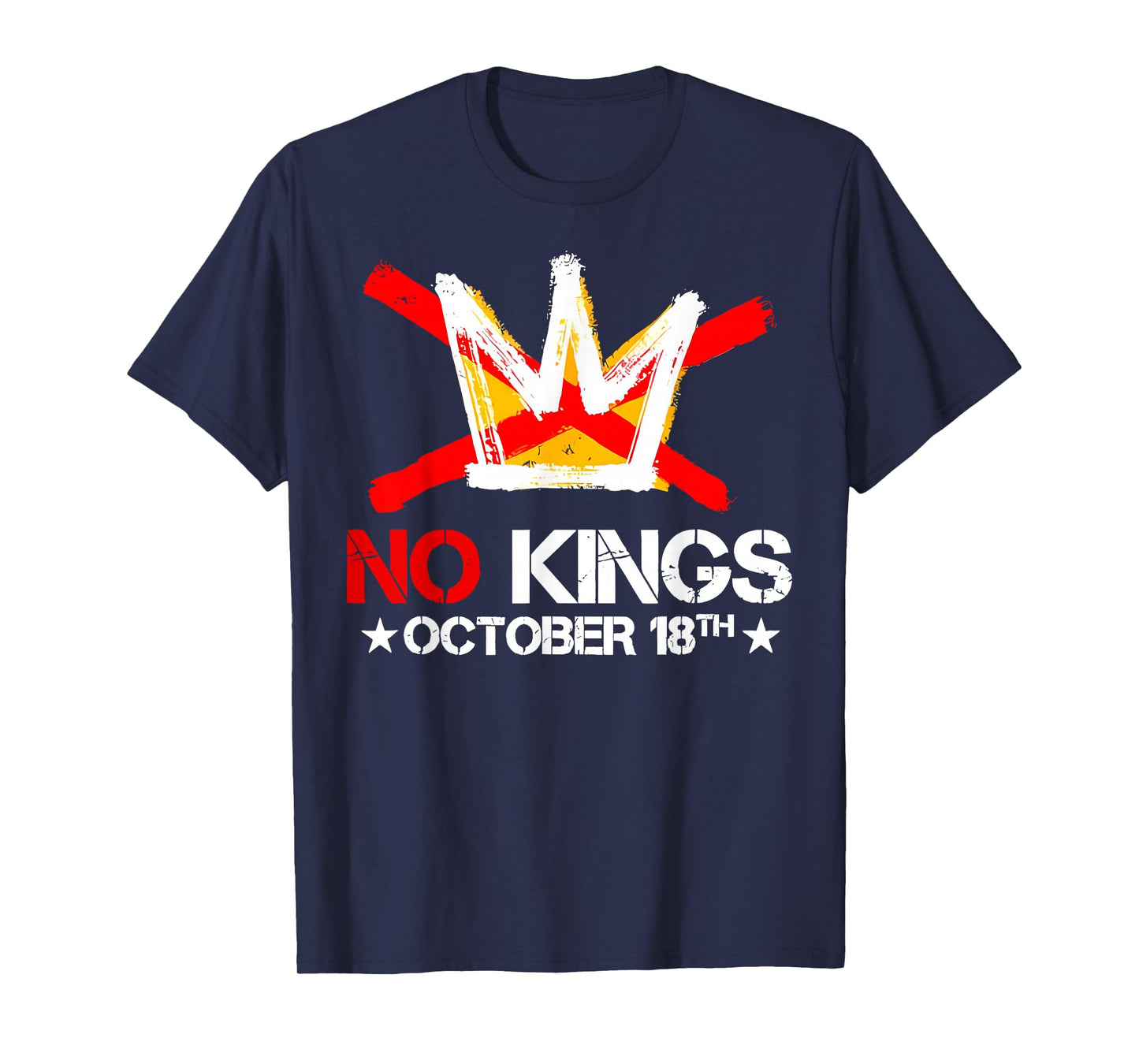 No Kings Shirt Men Women No Kings October 18 T-Shirt
