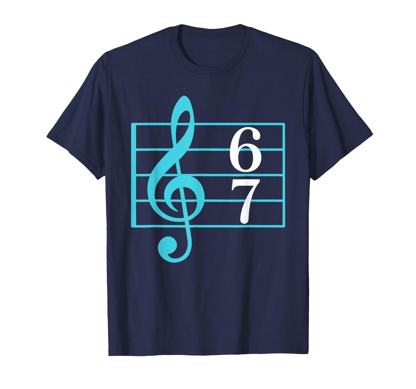 67 Music Meme Slang Six Seven Music Teacher Funny Musician T-Shirt