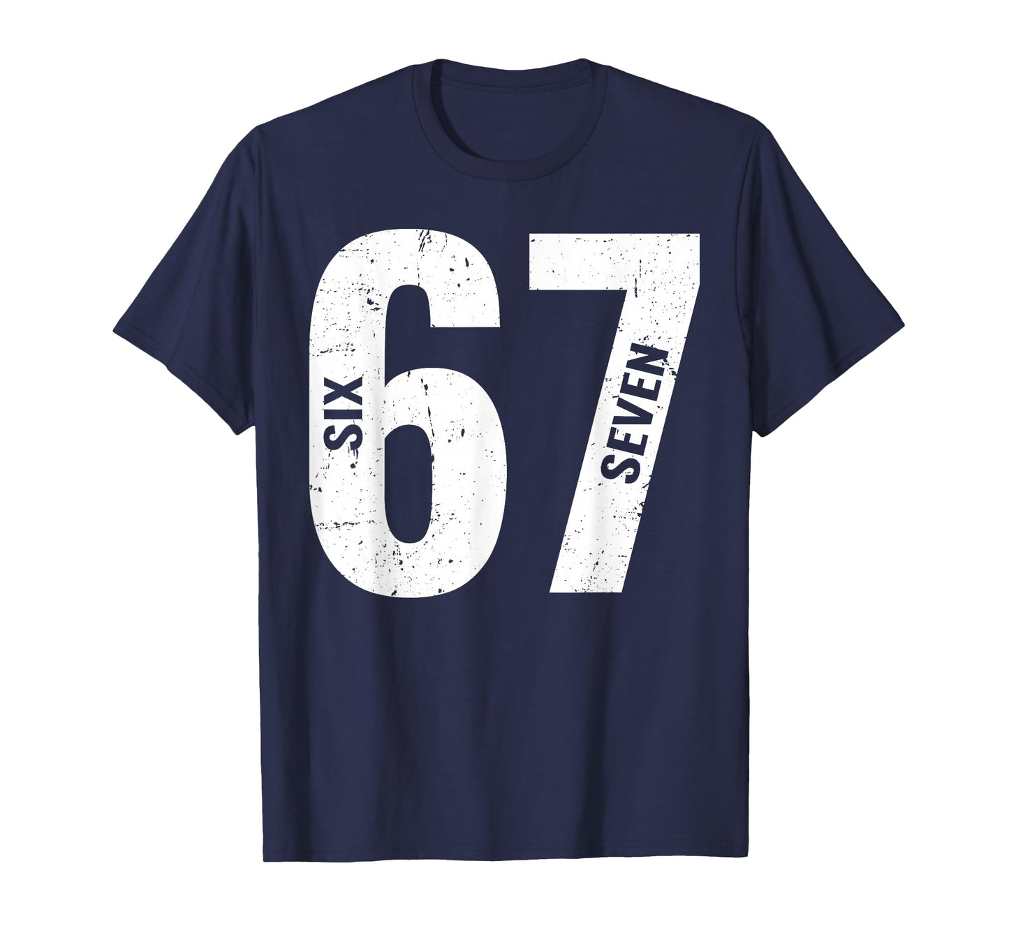 67 Funny Meme Six Seven Retro T-Shirt