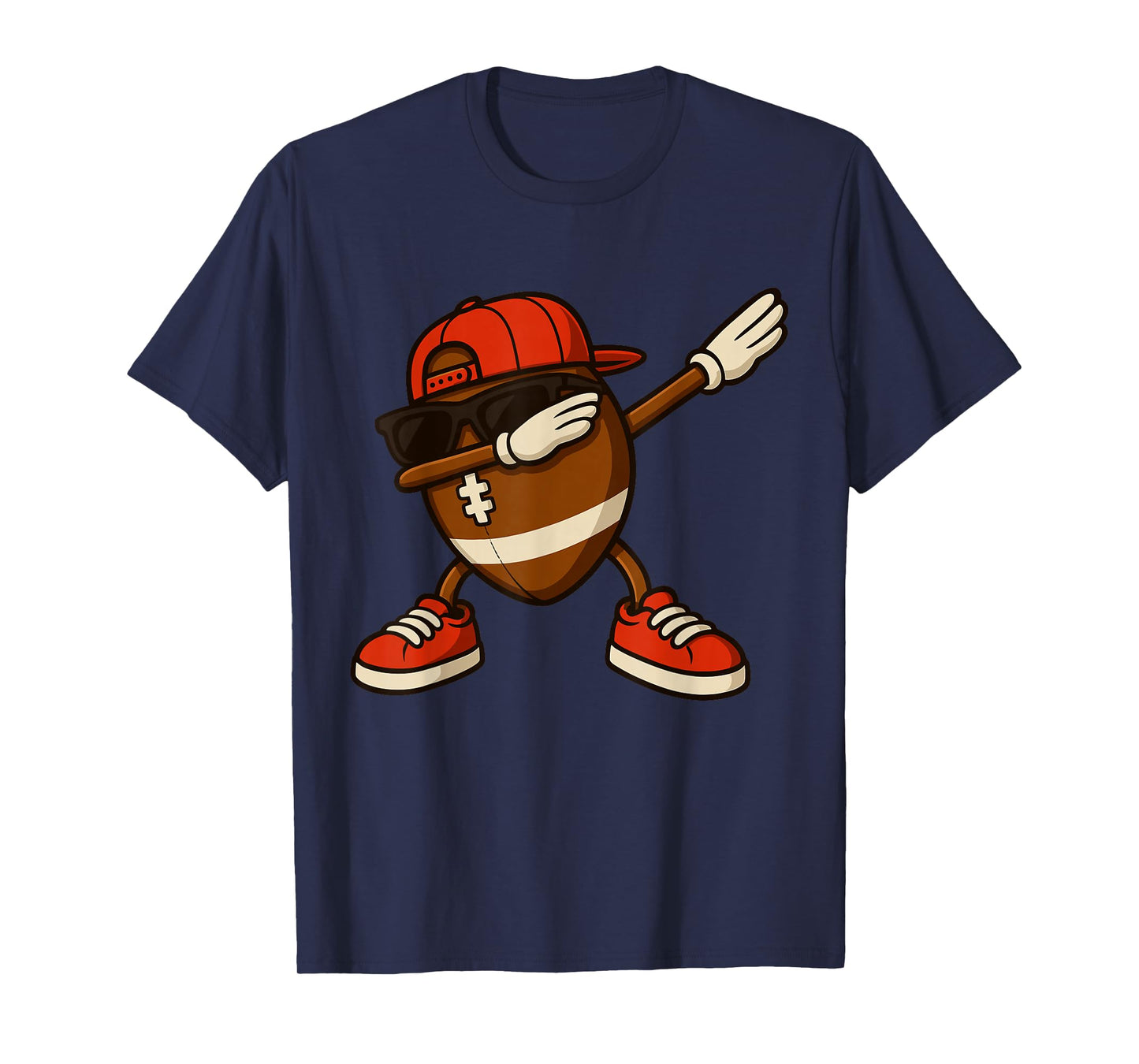 Funny Dabbing Football for Boys Dab with Cap T-Shirt