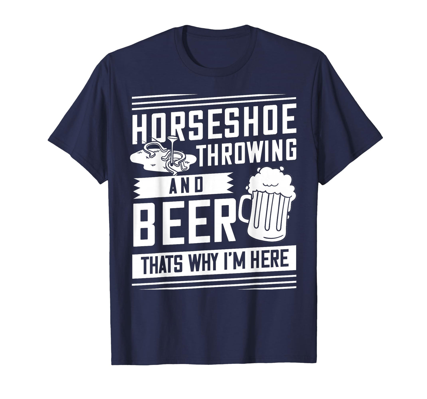 Horseshoe Pitching Gift Throwing Shoes T-Shirt