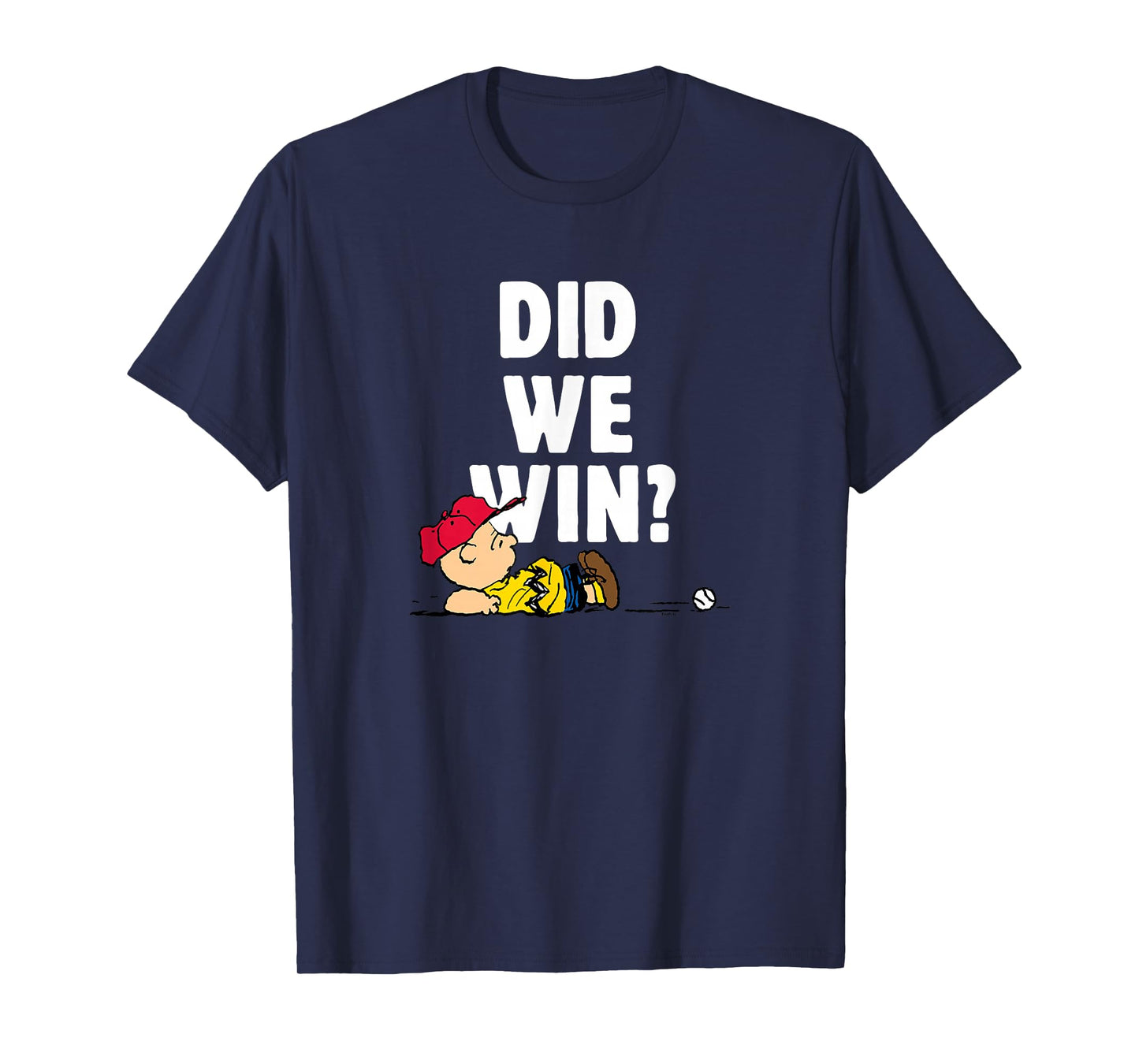 Peanuts - Charlie Brown Did We Win? T-Shirt