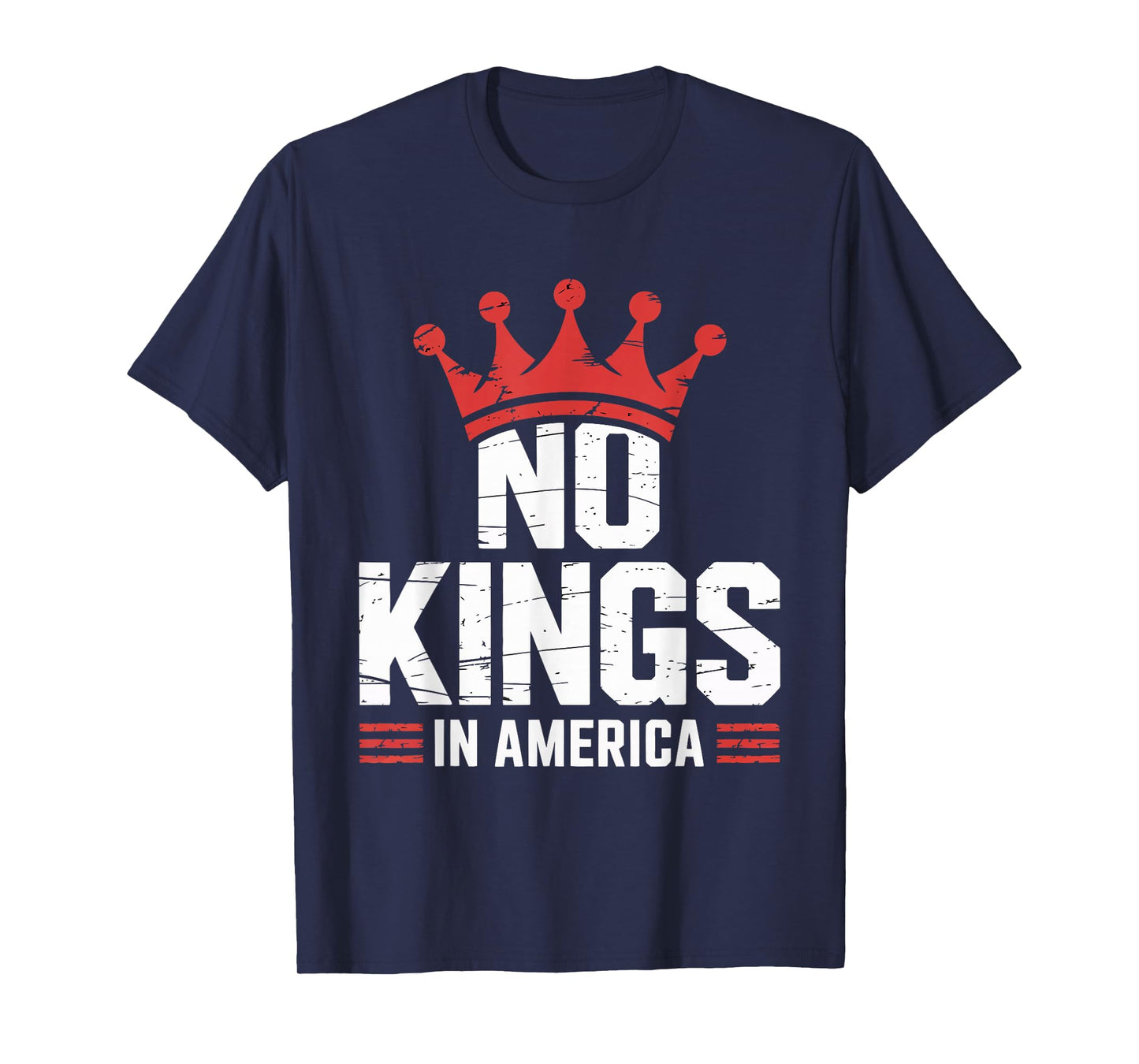 No Kings in America Since 1776 Vintage USA Freedom T-Shirt